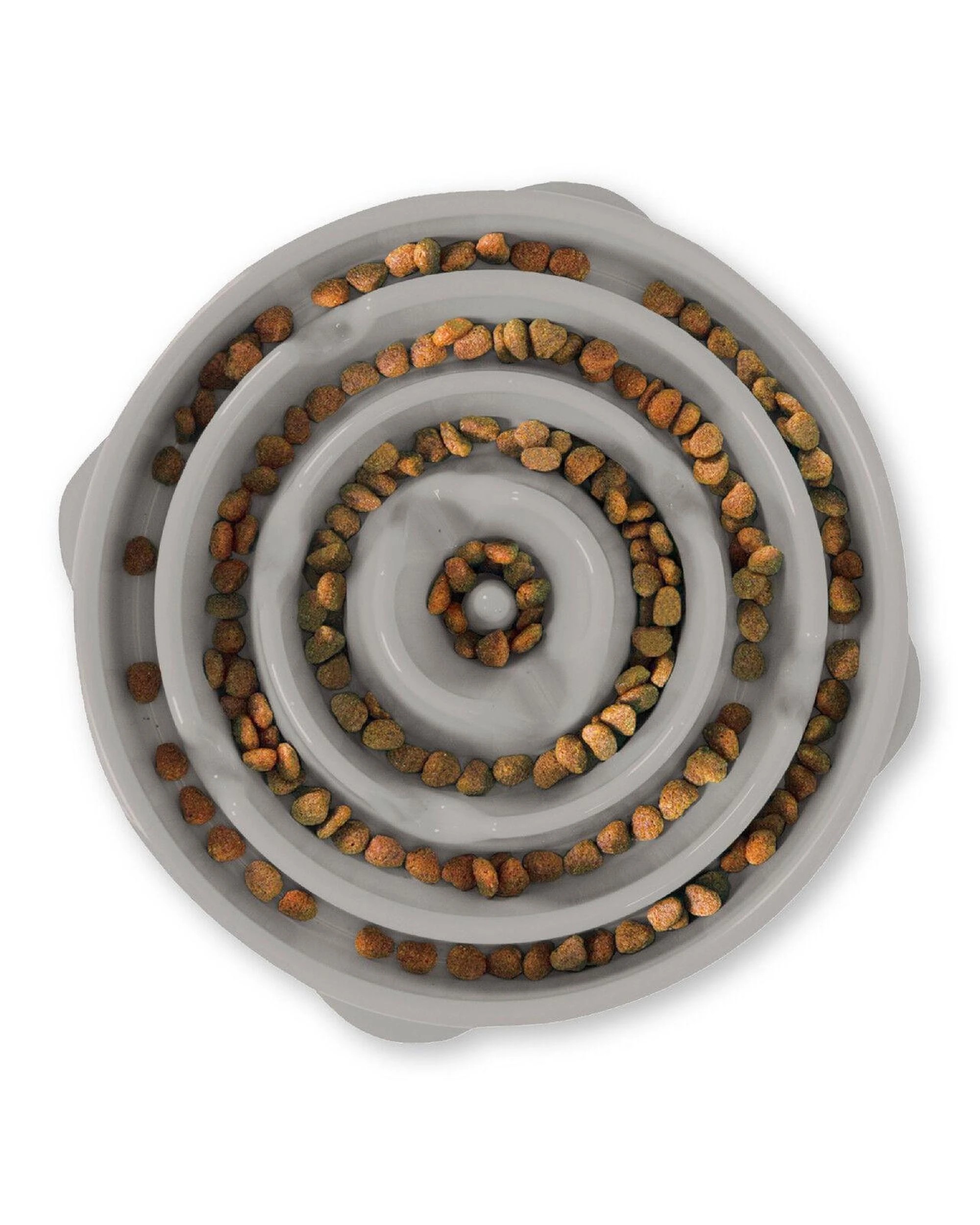 1 Outward Hound Fun Feeder Interactive Slow Bowl Drop for Dogs Grey Medium, 1 of 6