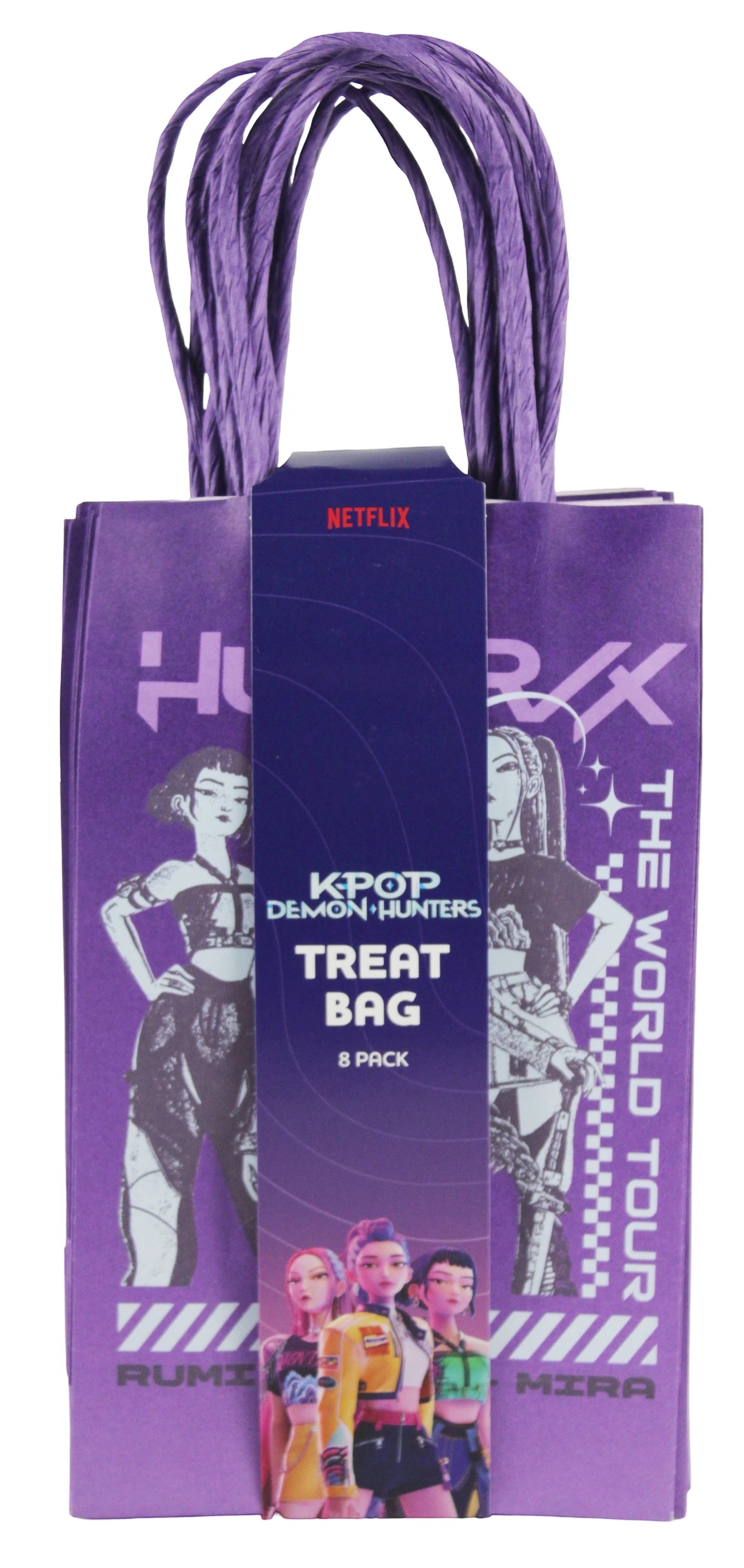 1 8 Pack KPop Demon Hunters Treat Bags, 1 of 2