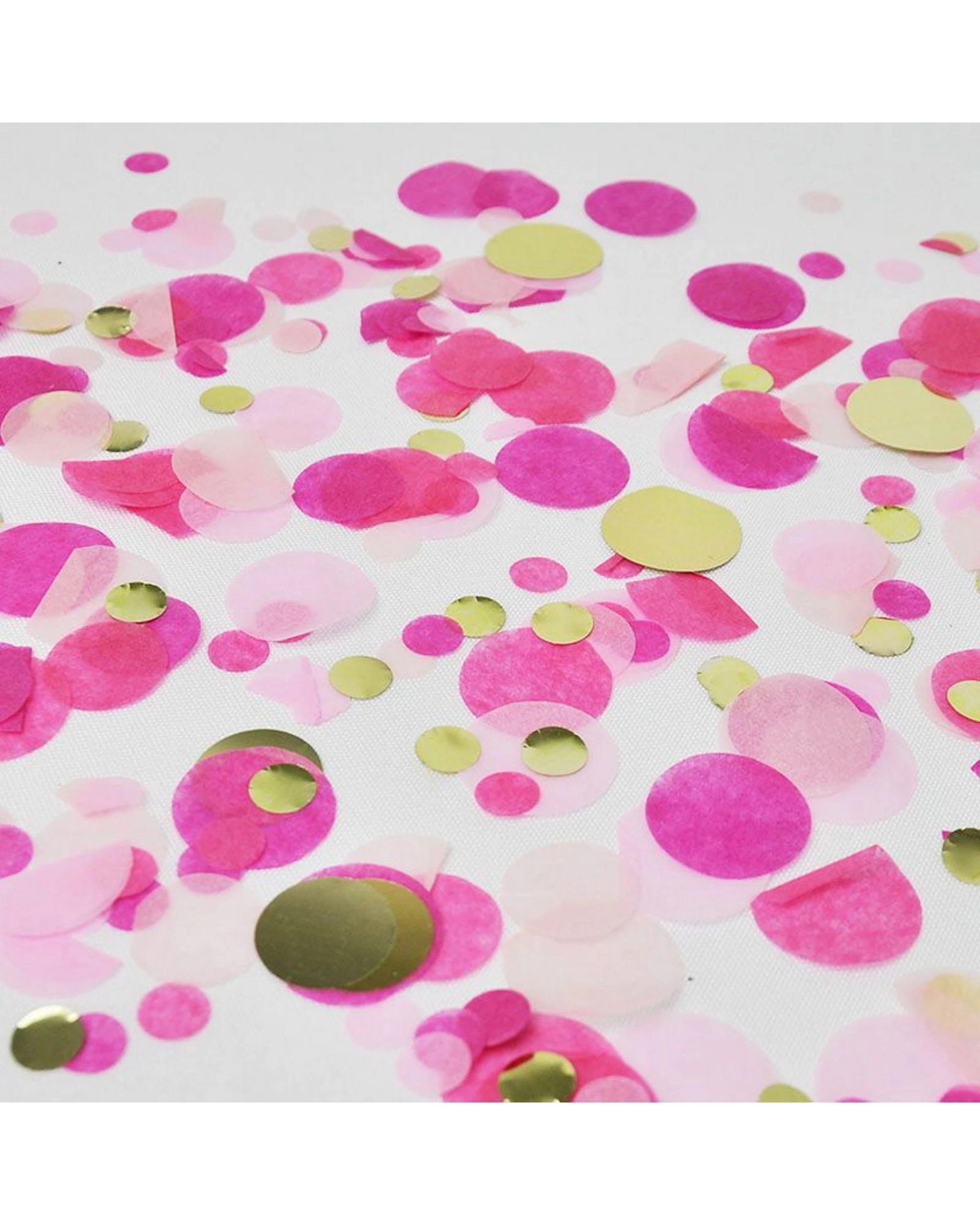 2 Party Maker Pink & Gold Assorted Confetti Circles - Pink, 2 of 3