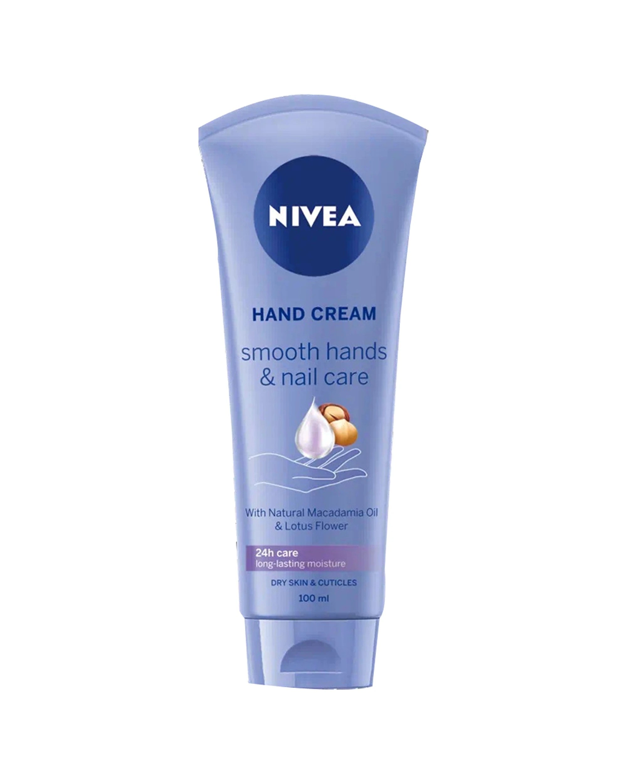 1 Nivea Smooth Hands & Nail Care Hand Cream 100ml, 1 of 2