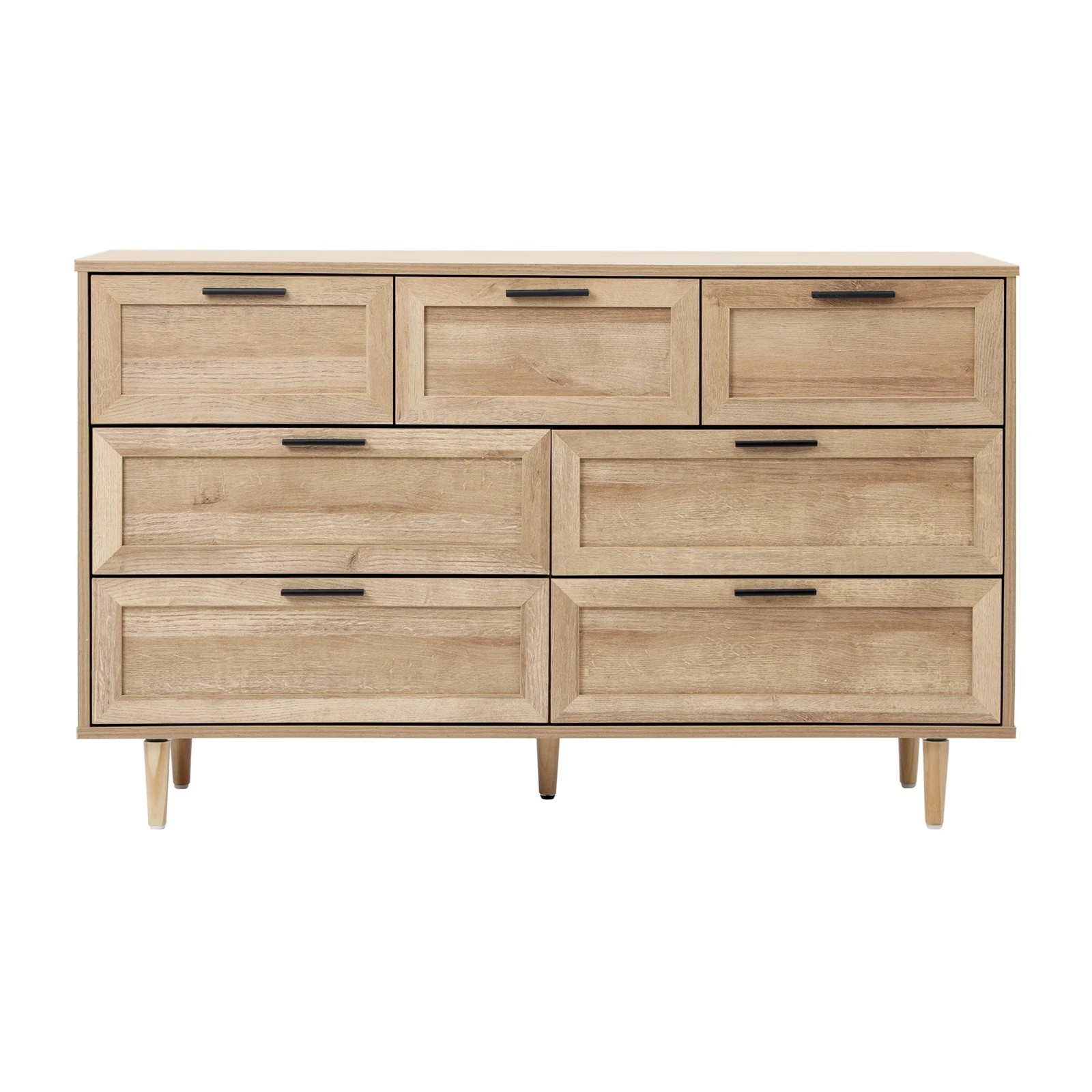 7 Oikiture 7 Chest Of Drawers Dresser Chest Storage Cabinet Lowboy
 - Natural, 7 of 10
