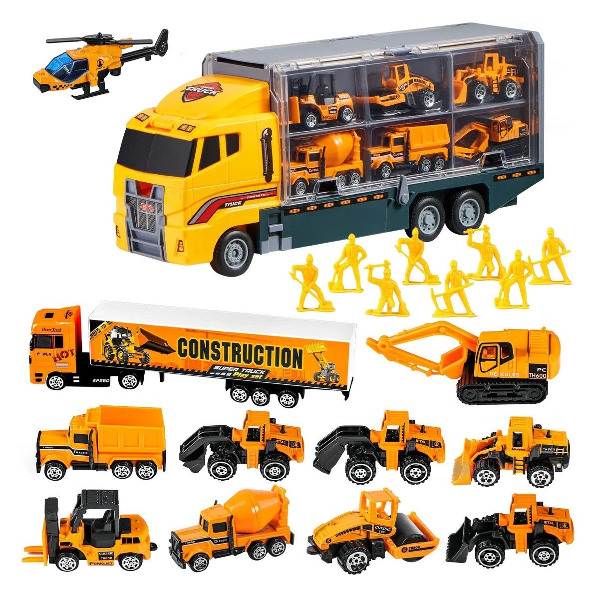 5 AUSWAY Construction Vehicle Mini Engineering Storage Truck Toys, 5 of 5