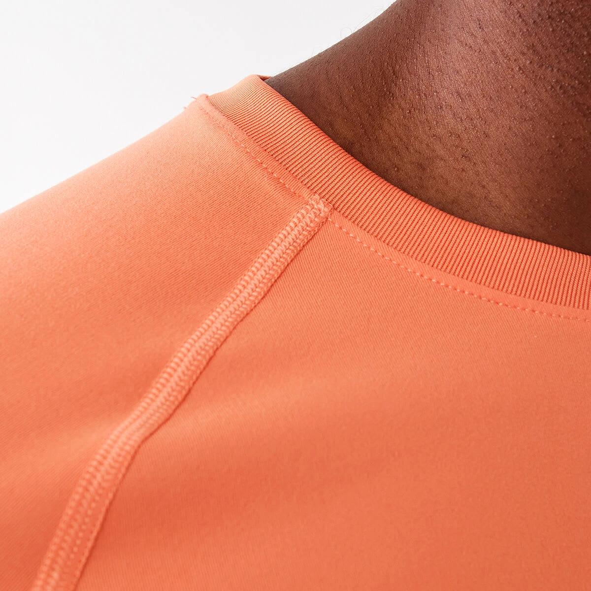5 Active Mens Soft Touch T-shirt Mint Orng, 5 of 7