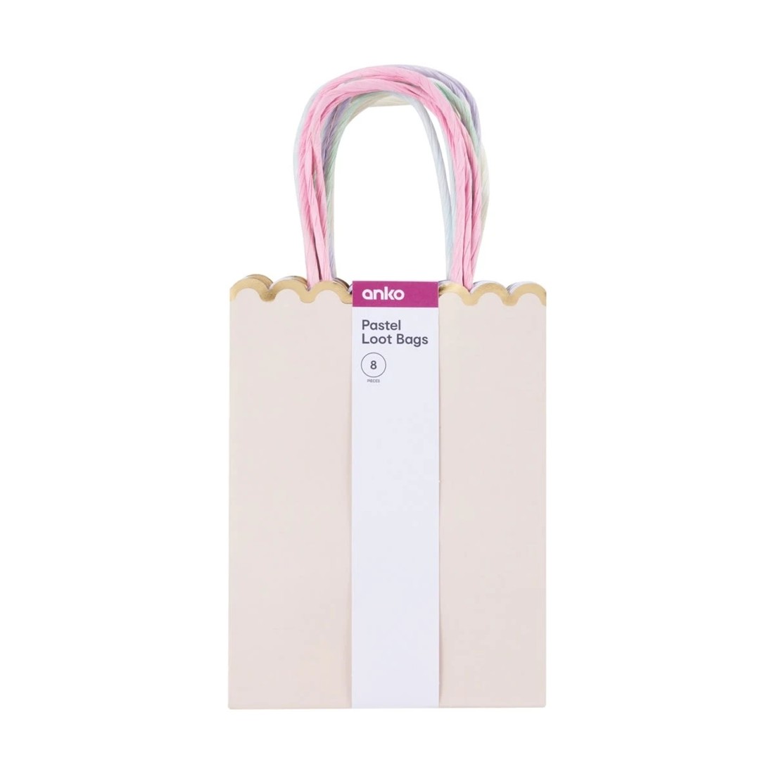 7 8 Pack Pastel Loot Bags, 7 of 7