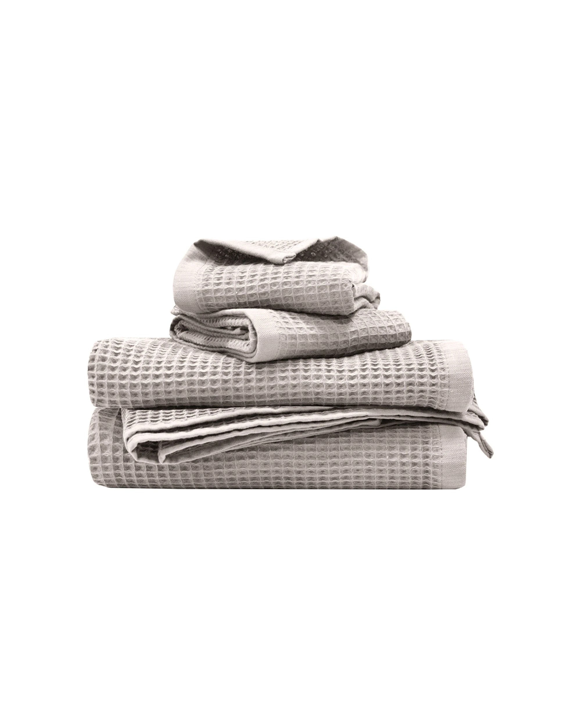 3 BAMBURY Waffle Hand Towel Quality Turkish Cotton Made In Turkey - Beige, 3 of 7