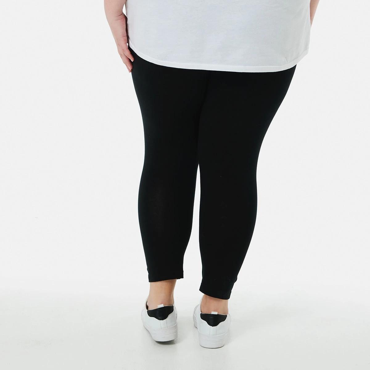 3 Curve 3/4 Length Leggings BLACK, 3 of 5