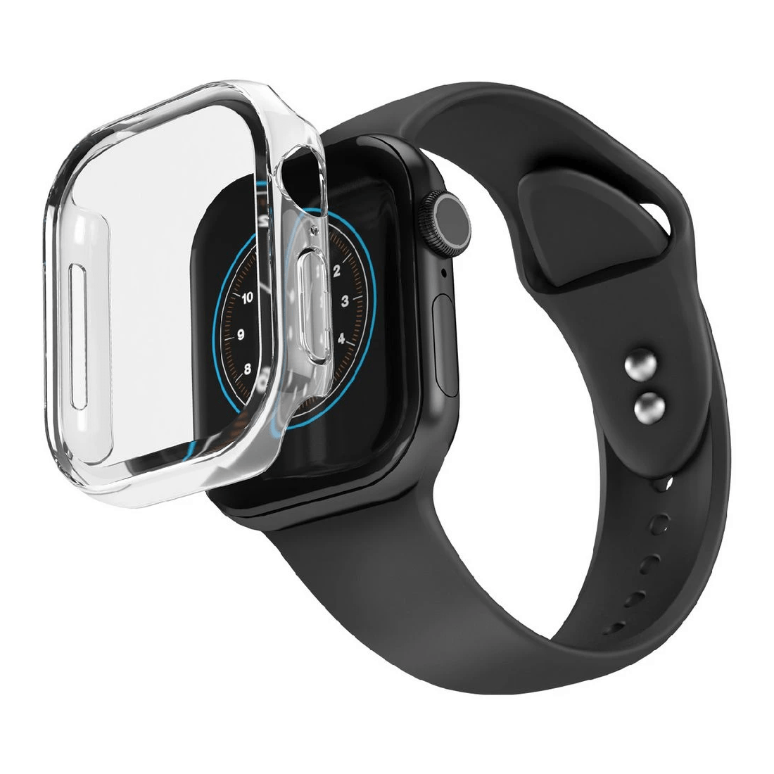 1 Cygnett EdgeShield Case for Apple Watch 10-11 42mm Clear, 1 of 4