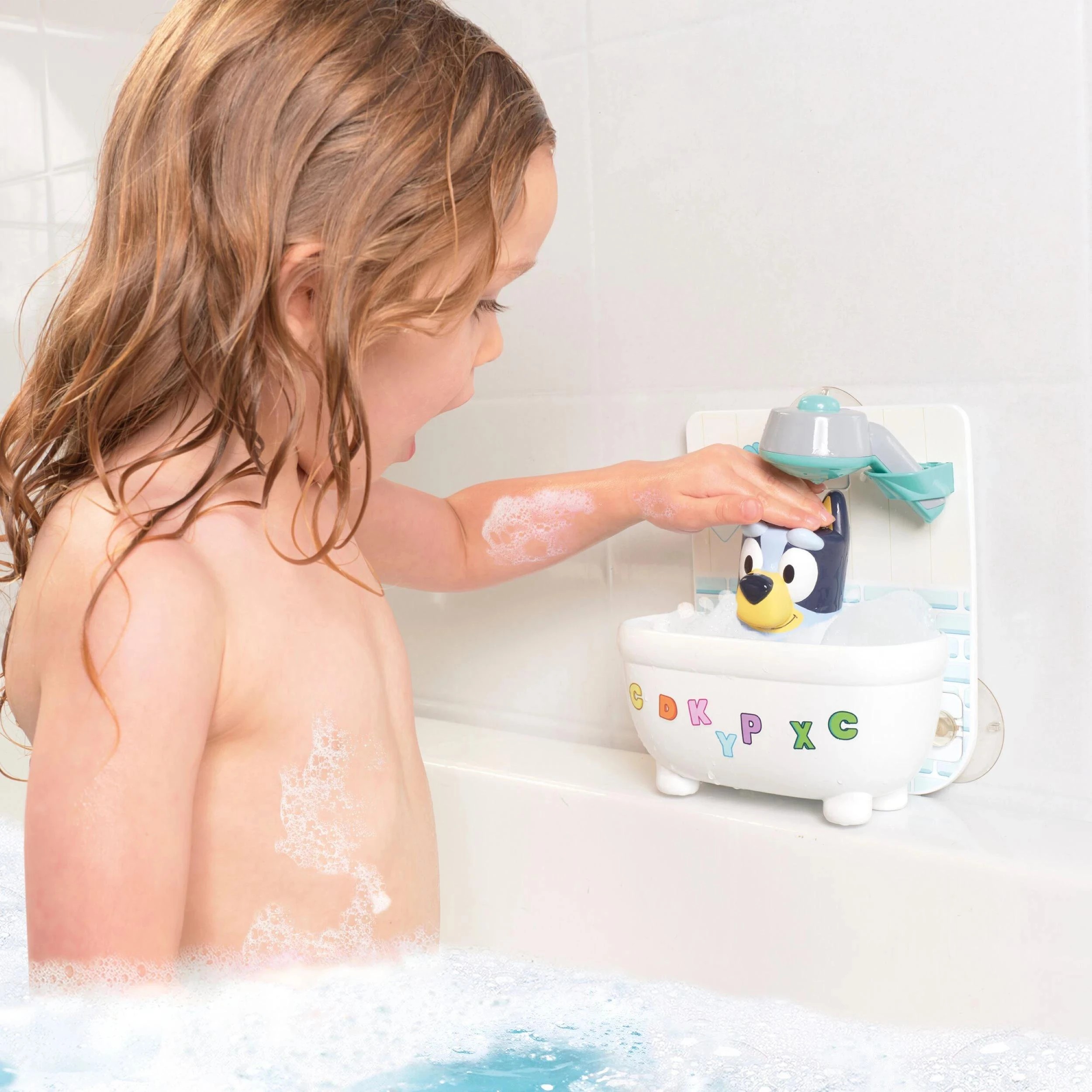 7 Bluey Shower & Scrub Bath Toy - Multi, 7 of 7