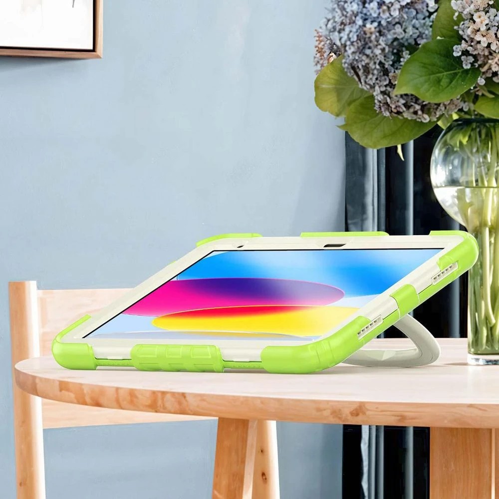 2 Studymate Bumper Case iPad A16/10th Gen 10.9" Green w handle, 2 of 10