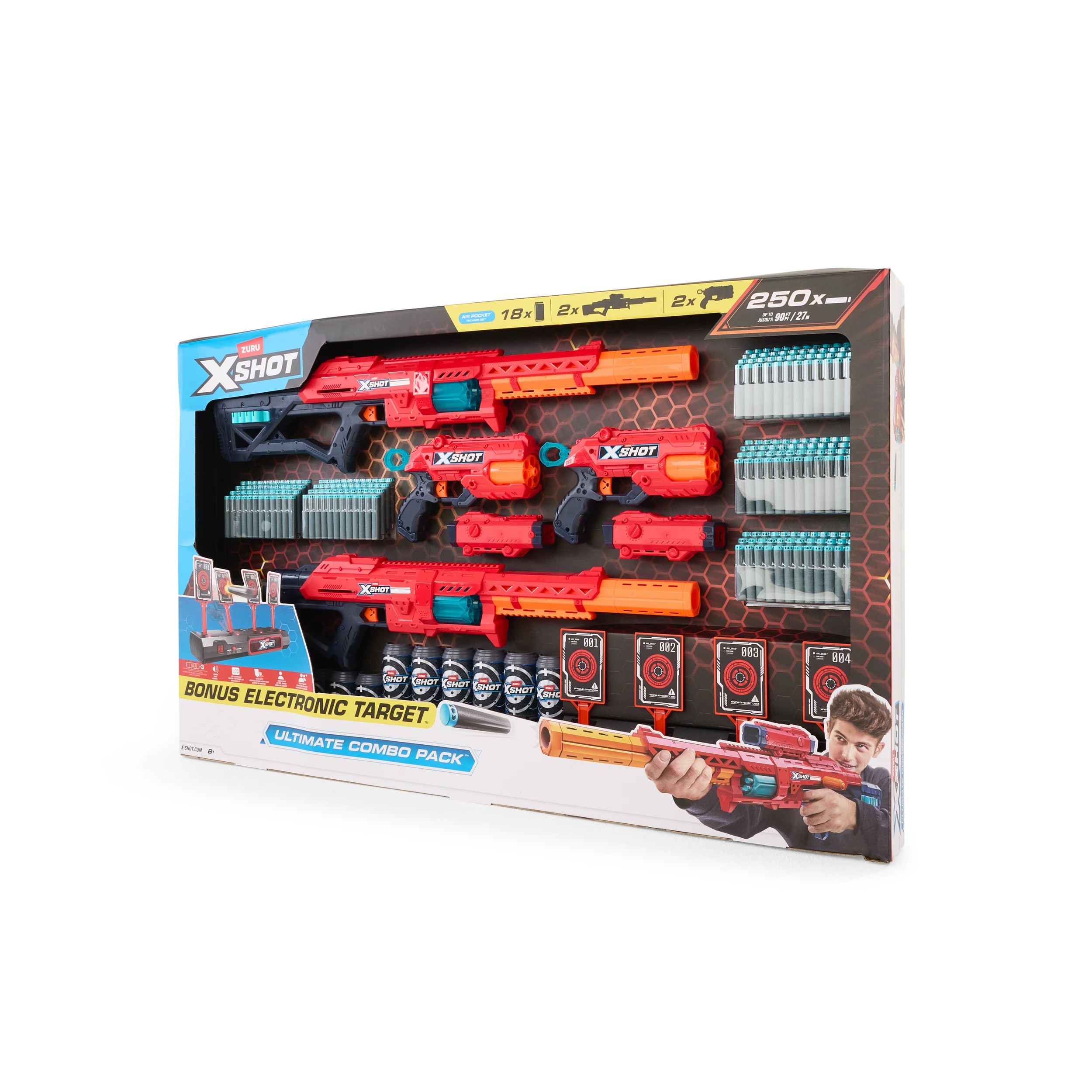 2 Zuru X-Shot Excel Ultimate Combo Pack with Bonus Electronic Target, 2 of 5