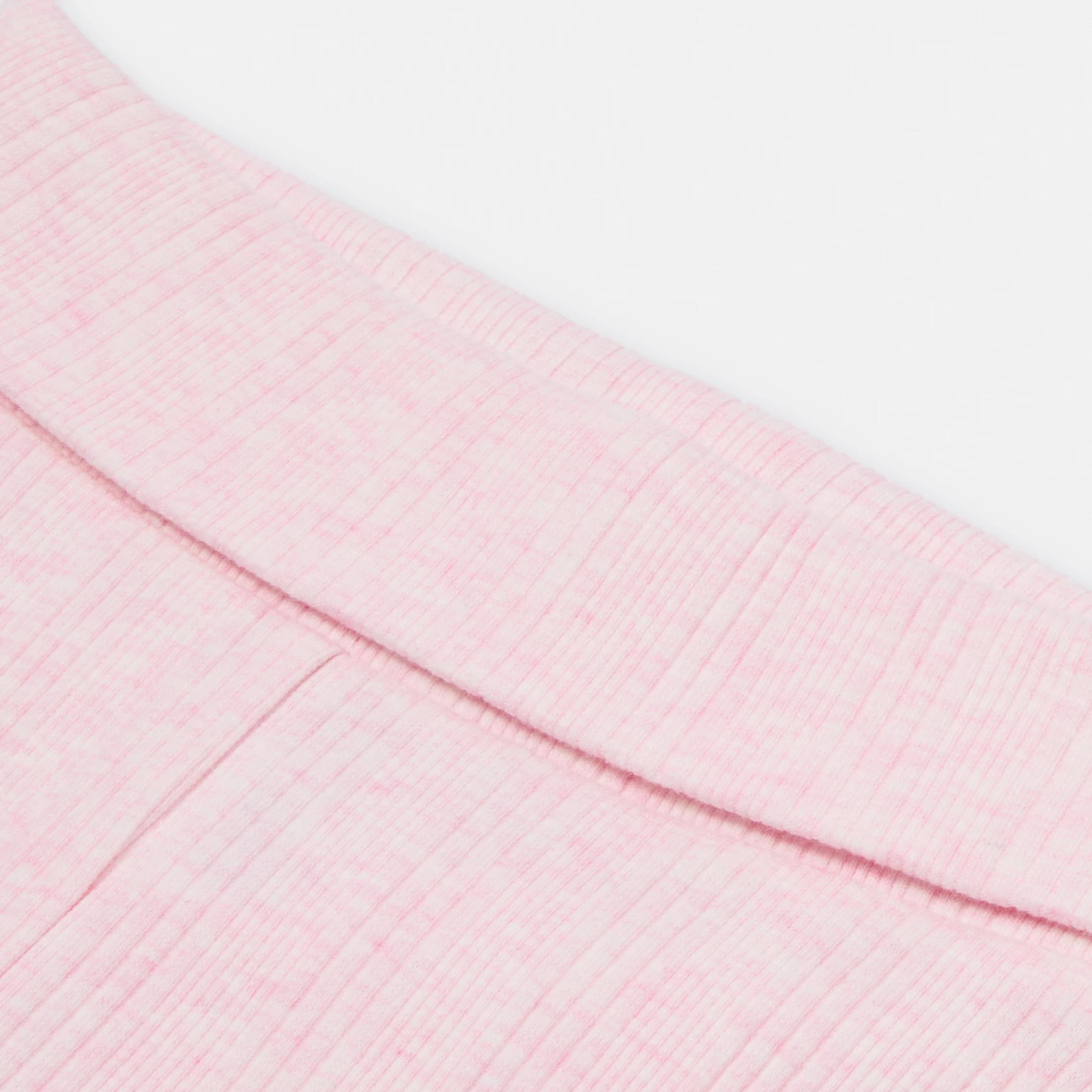 6 2 Piece Short Sleeve Newborn Ribbed Set PINK MARLE, 6 of 6