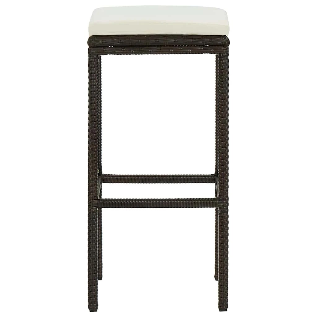 4 vidaXL Bar stool Footrest - Brown, 4 of 8
