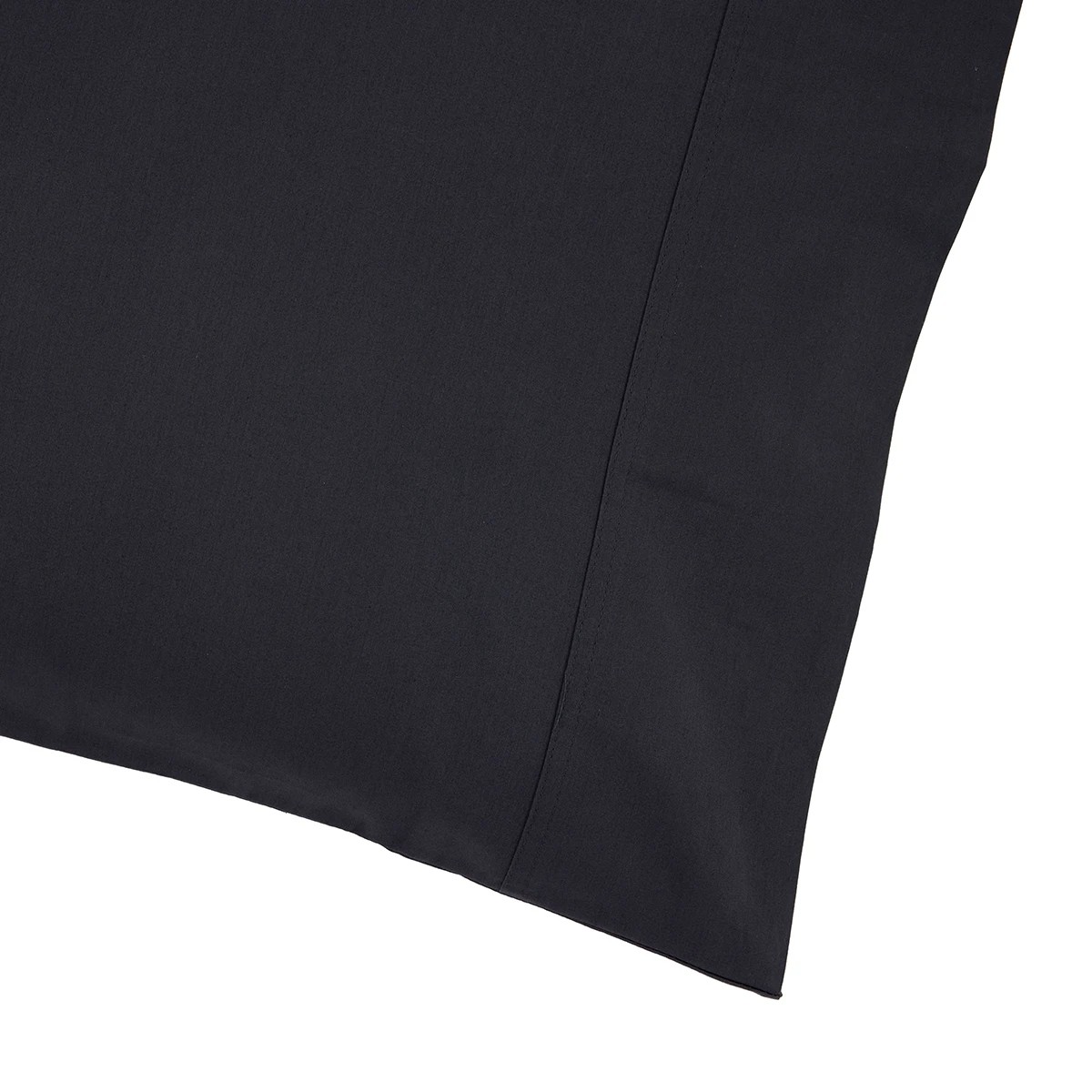 3 2 Pack 500 Thread Count Australian Grown Cotton Standard Pillowcases - Anthracite, 3 of 5