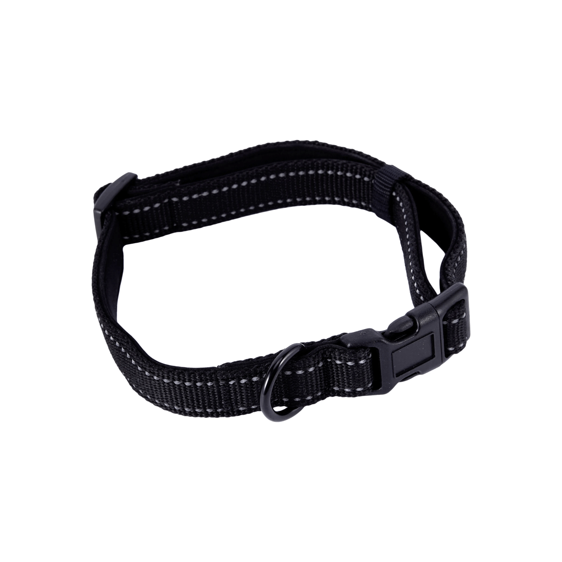 3 Black Reflective Collar and Lead Set - Medium, 3 of 4