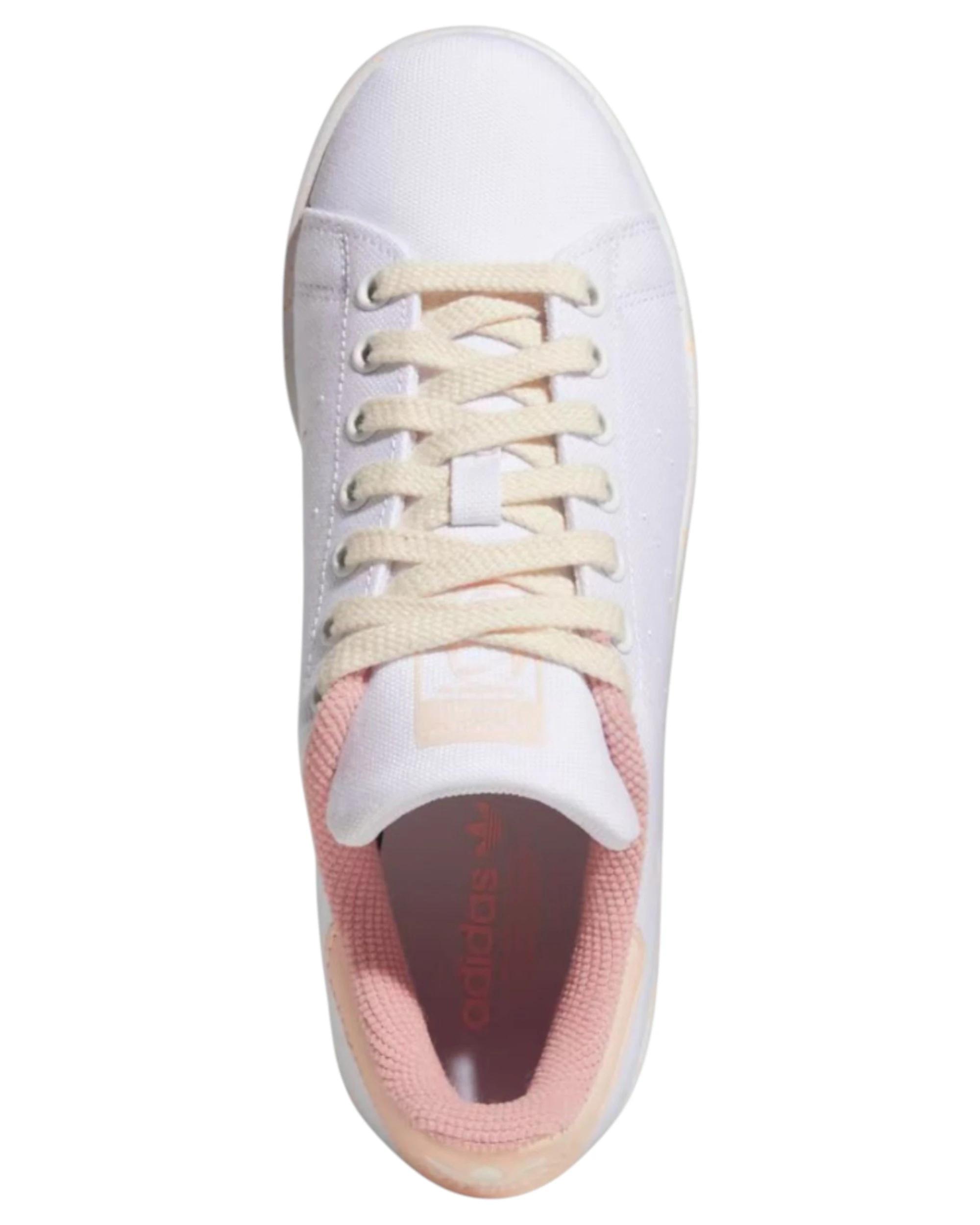 5 Adidas Womens Stan Smith Originals Sneakers White/Pink Tint Shoes WHITE/PINK TINT, 5 of 8
