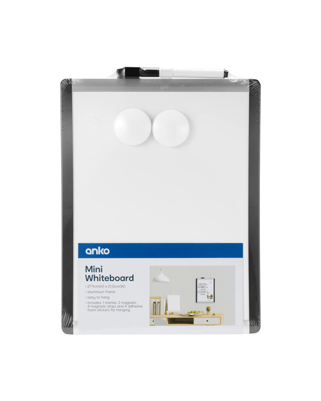 Mini Whiteboard 27.9cm x 21