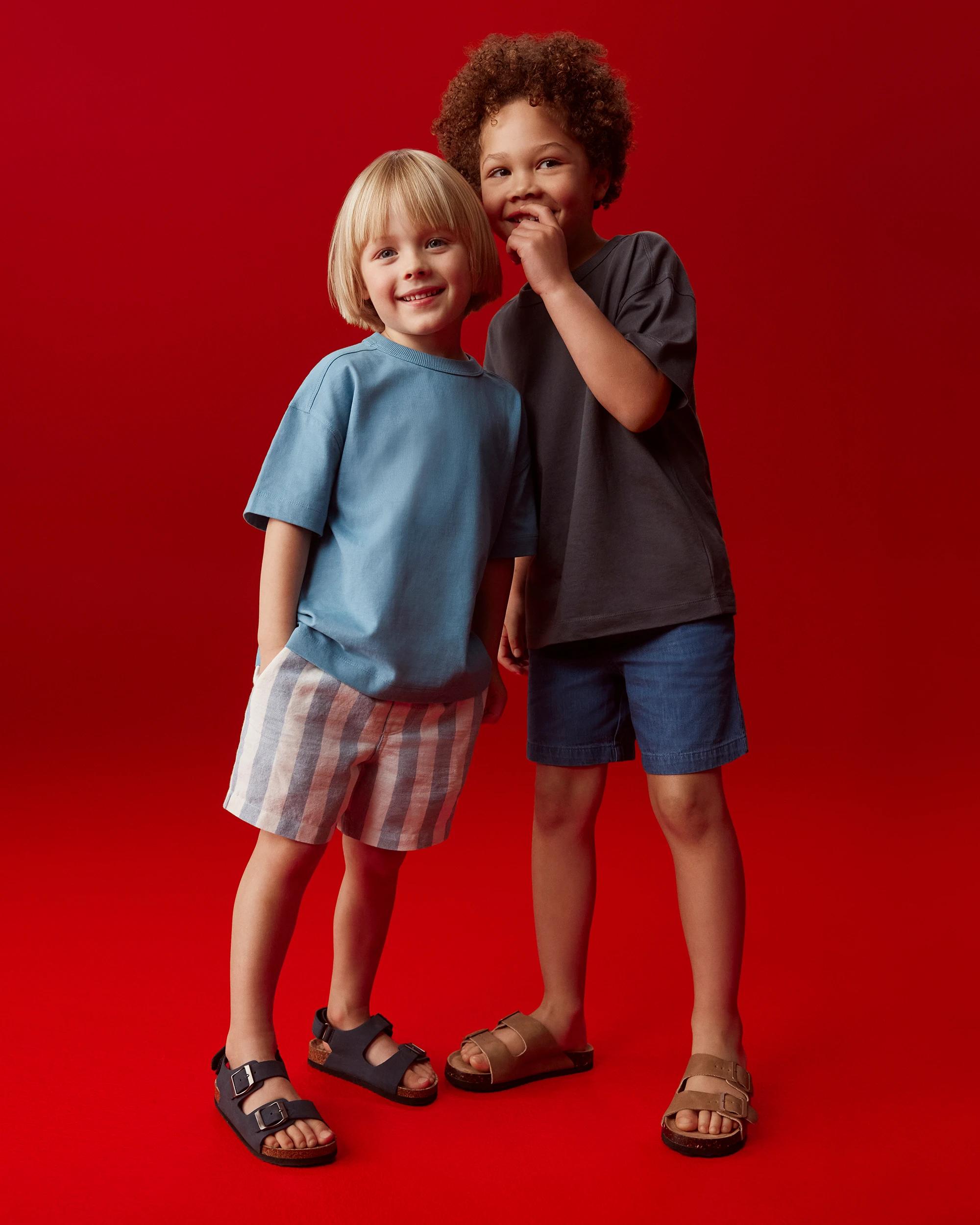 3 Target Kids Chambray Volley Shorts BLUE, 3 of 3