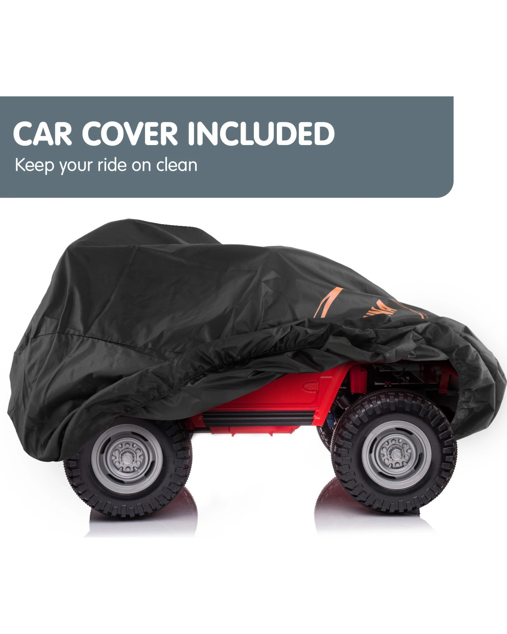 4 Kahuna Licensed Toyota FJ-40 Electric 2-Seat Kids Ride On Car by Kahuna - Red, 4 of 7