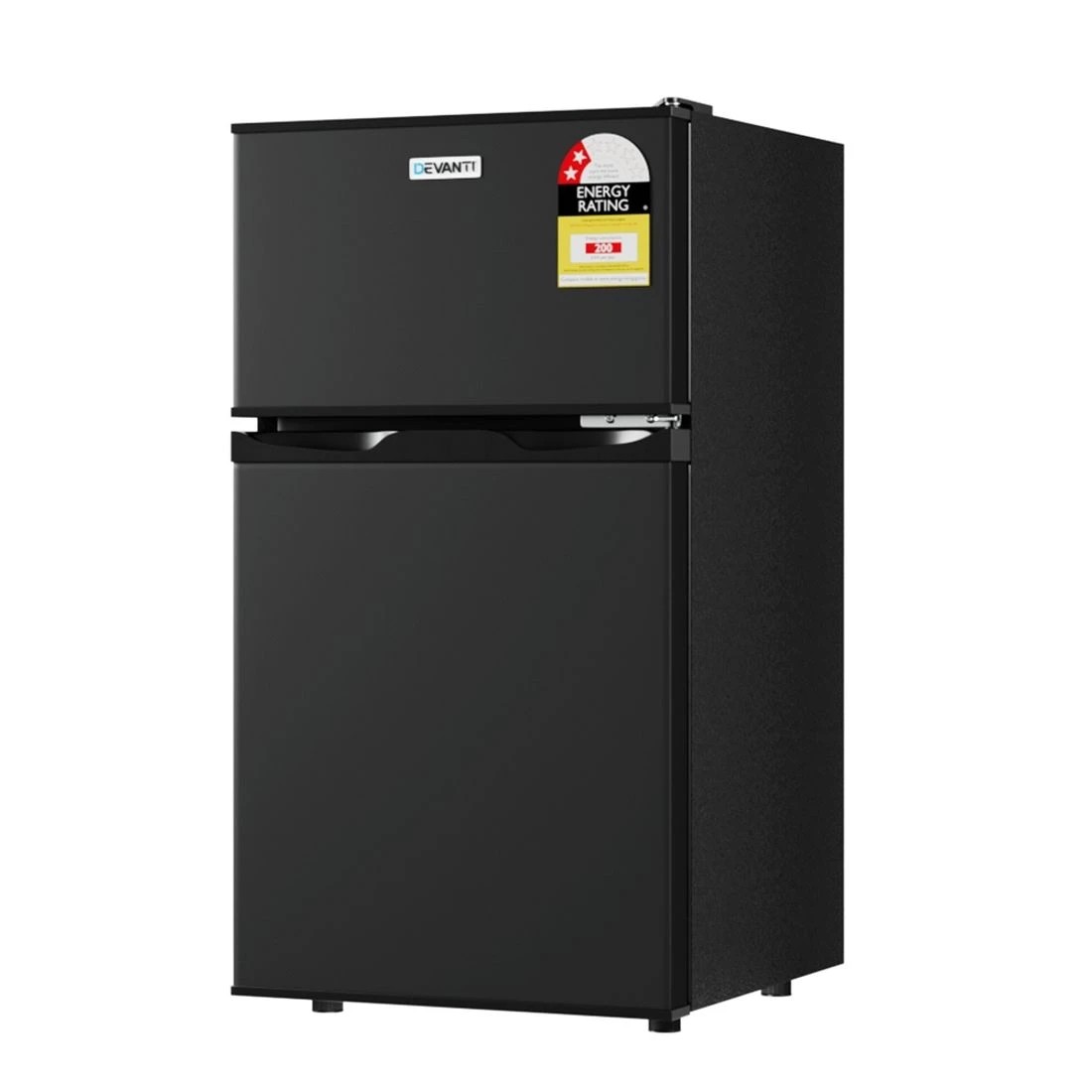 2 Devanti 85L Bar Fridge Mini Freezer Refrigerator - Black, 2 of 7