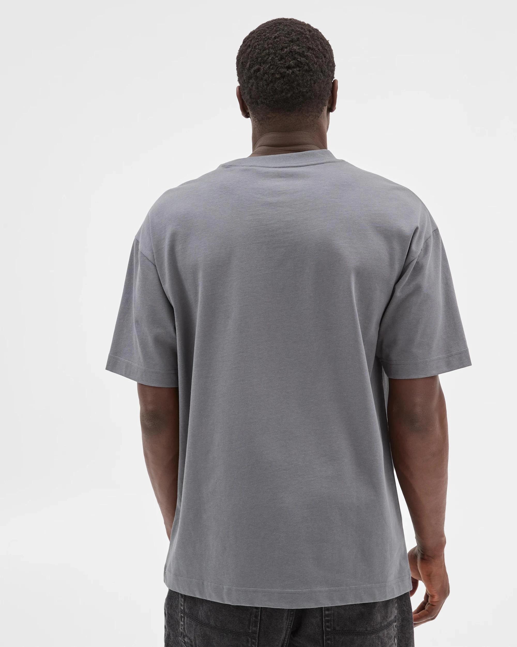 6 Commons Australian Cotton Oversized Heavy Core T-Shirt ASPHALT, 6 of 8