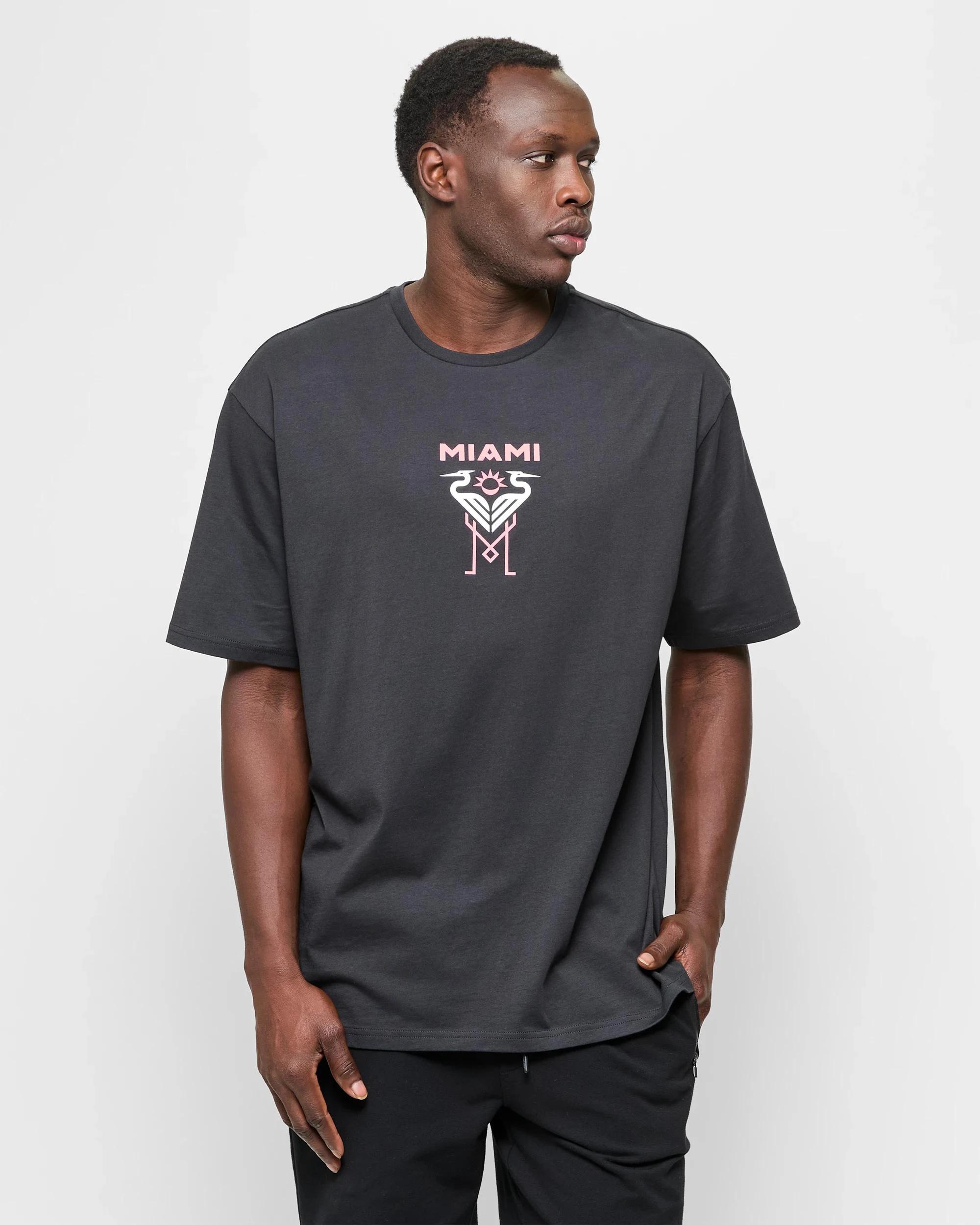 1 Target Australian Cotton MLS Inter Miami T-Shirt BLACK, 1 of 5