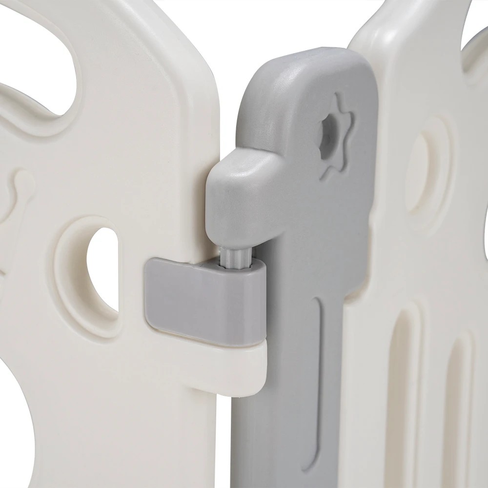 6 Playpals Kids Playpen Baby Safety Gate Toddler Fence Child Play Game 24 Panels - Multi, 6 of 6