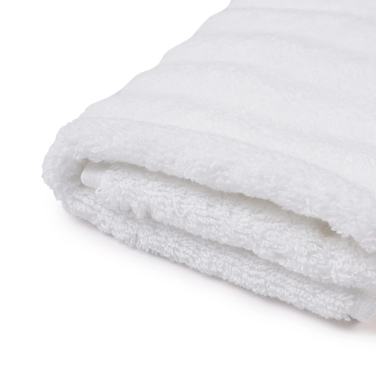 4 Thick Ribbed Australian Cotton Hand Towel - White, 4 of 5