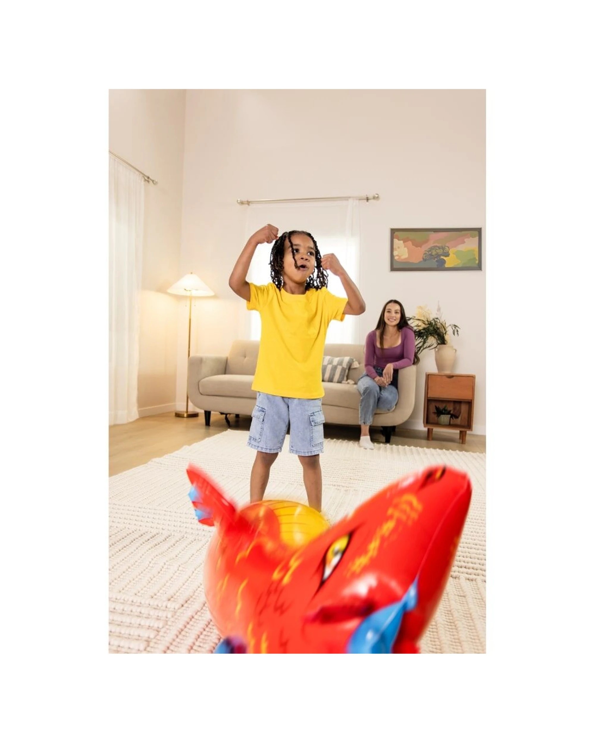 6 Intex Bop Bags Kids Outdoor/Indoor Inflatable Animals Toy 3+ - Assorted, 6 of 9