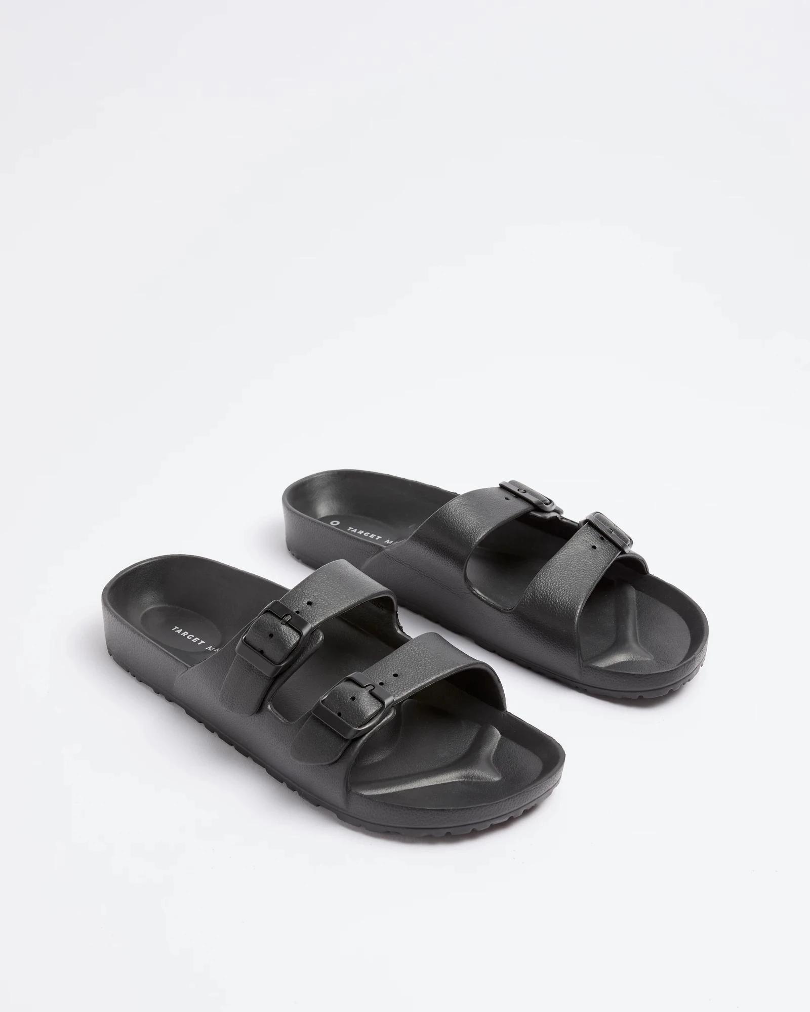 3 Target Man Double Strap EVA Moulded Sandals - Sonny BLACK, 3 of 3
