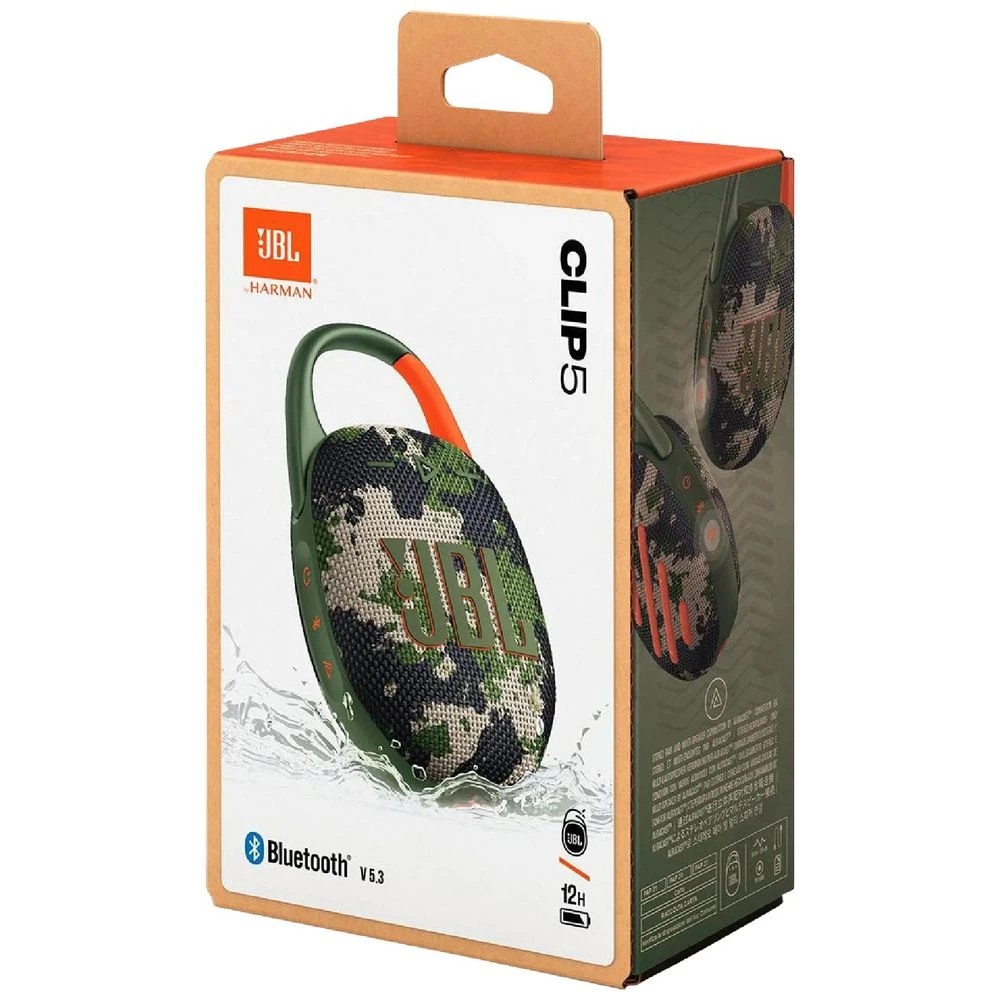 7 JBL Clip 5 Mini Bluetooth Speaker Squad, 7 of 7