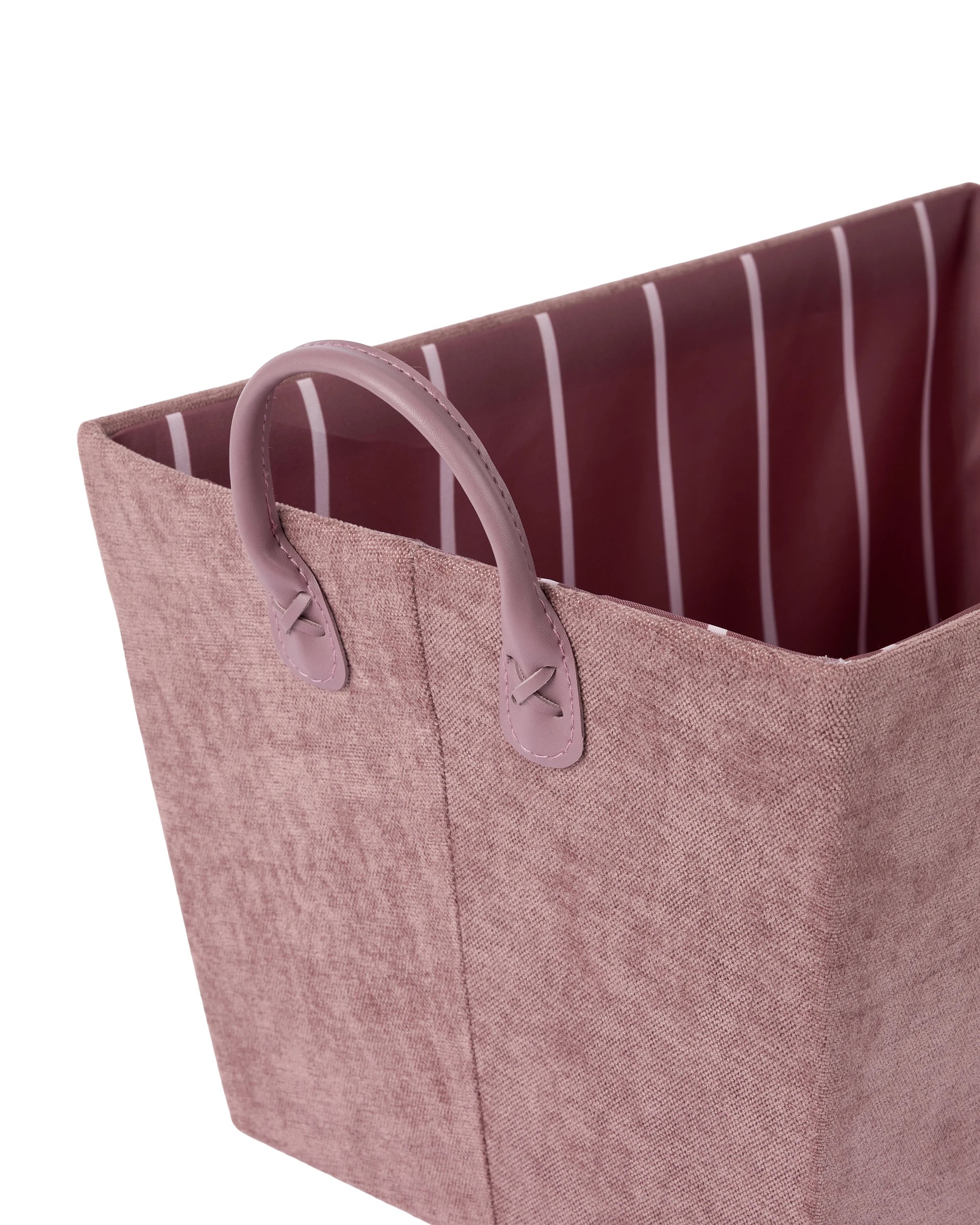 3 Tapered Chenille Basket - Burgundy, 3 of 5