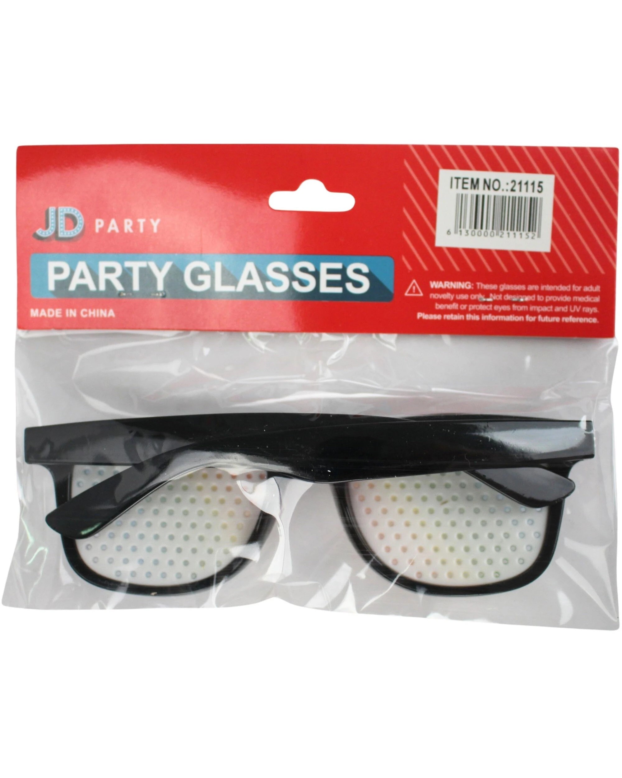 4 Partyrama Rainbow Striped Party Glasses - One Size - Multi, 4 of 4