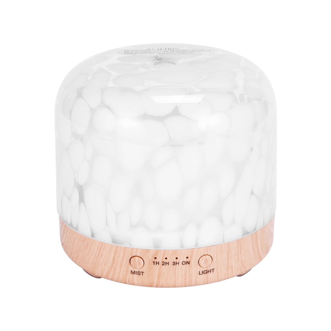 1 White Confetti Glass Look Aroma Diffuser, 1 of 7