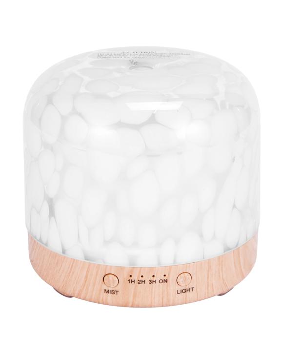 White Confetti Glass Look Aroma Diffuser