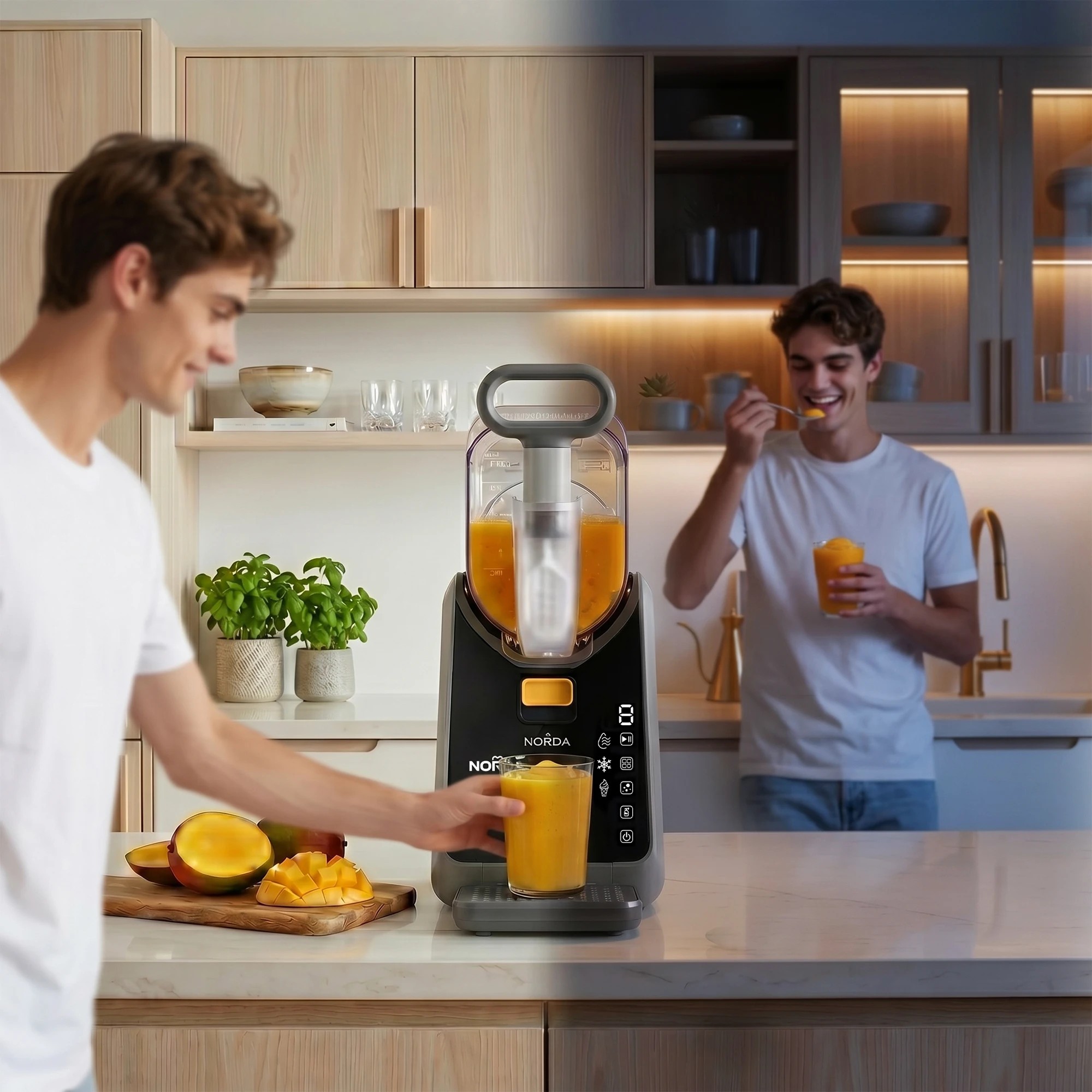 6 NORDA Slushie Machine Frozen Drink Maker - Grey, 6 of 9