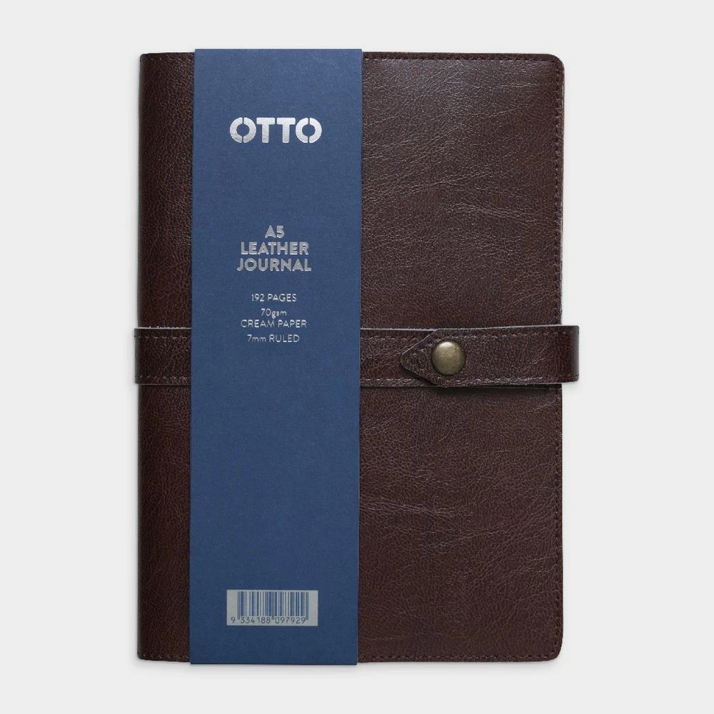 5 Otto A5 Vintage Journal 192 Pages Brown, 5 of 5