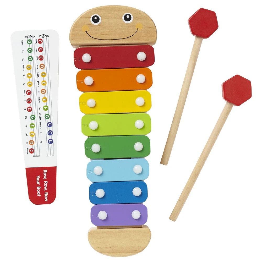 3 Melissa & Doug Wooden Caterpillar Xylophone, 3 of 4