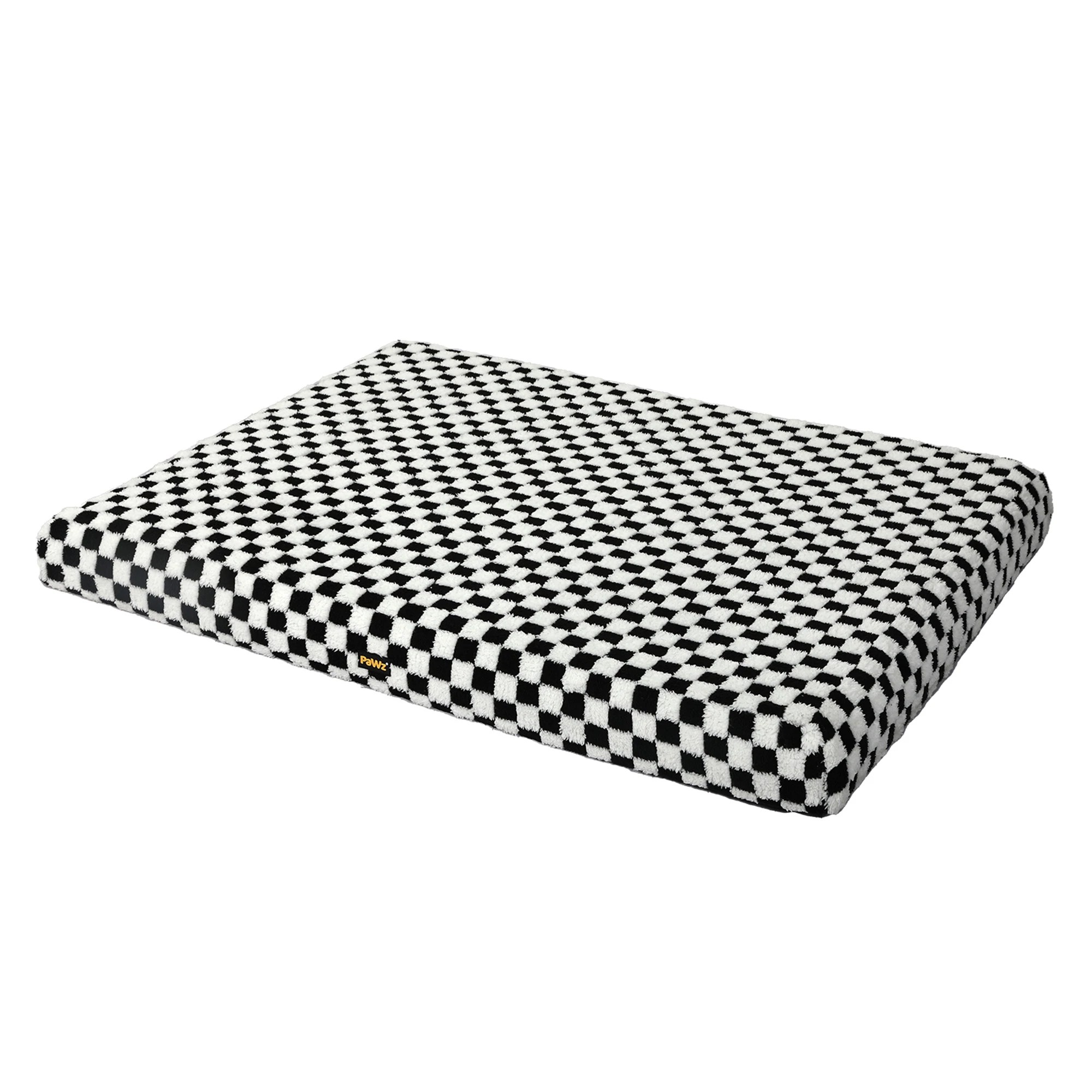 1 Pawz Orthopedic Pet Bed Square Checkerboard L, 1 of 9