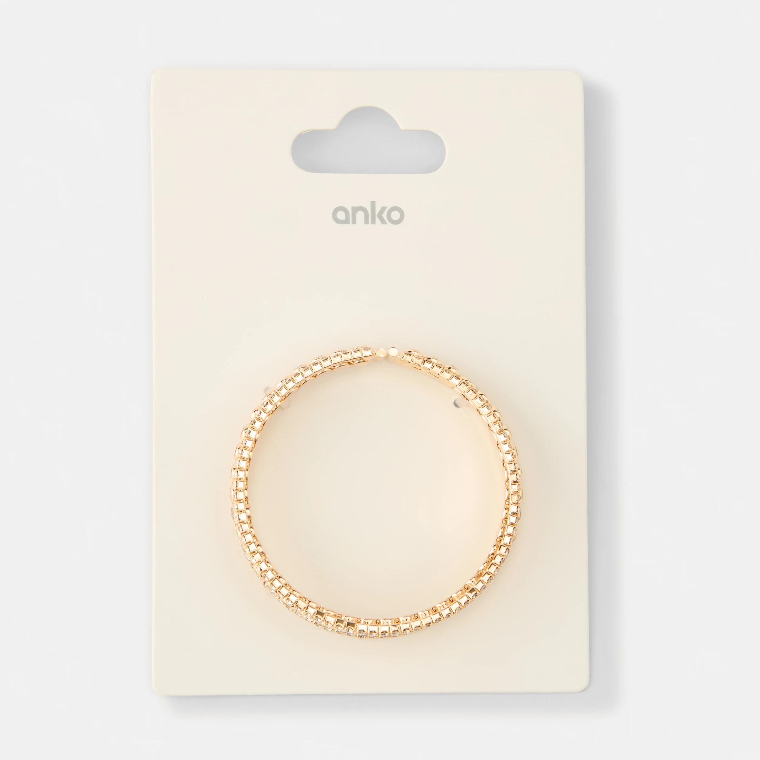 4 Sparkly Bracelet - Gold Tone Gold, 4 of 4