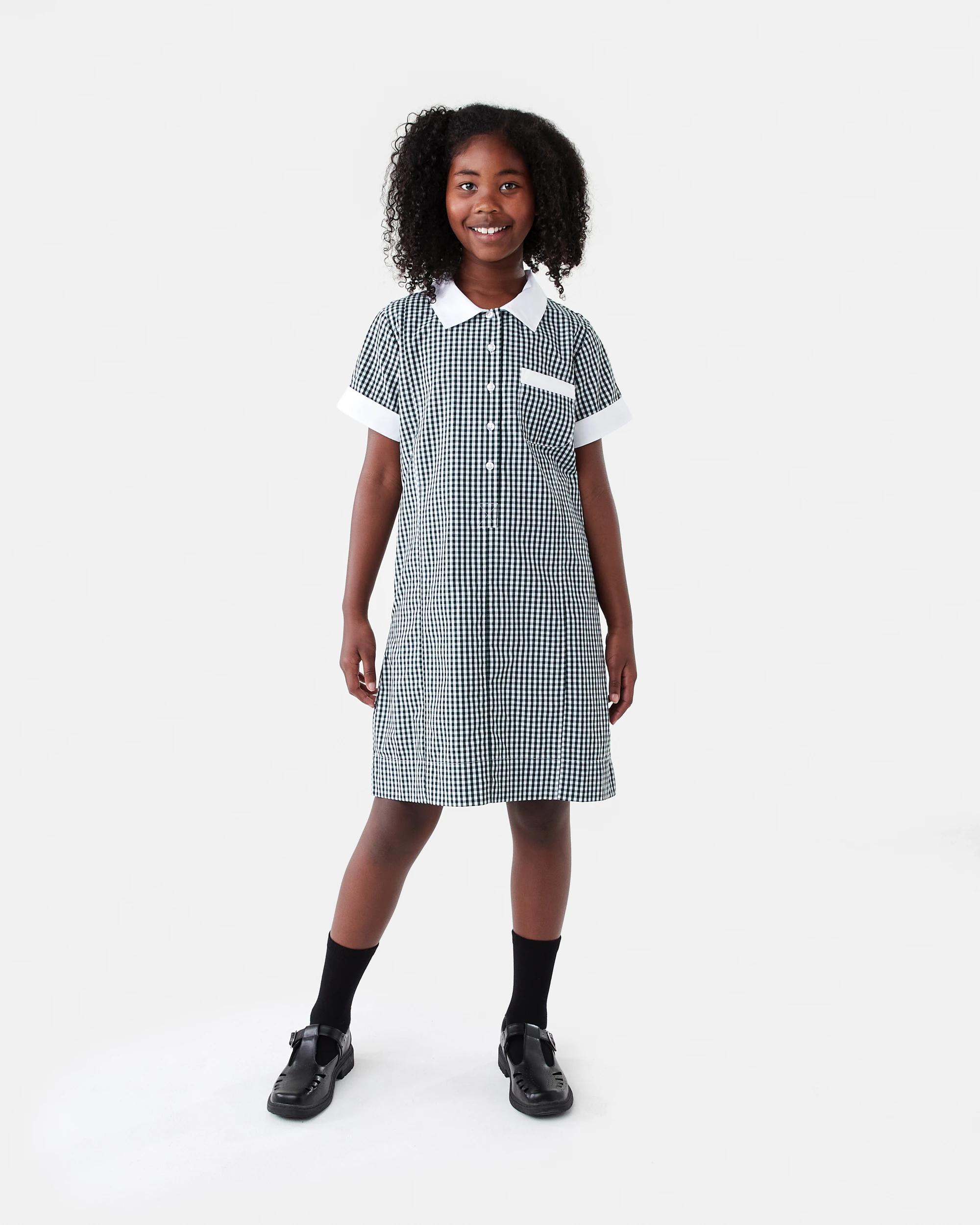 9 School Dress Grn Gngham, 9 of 10
