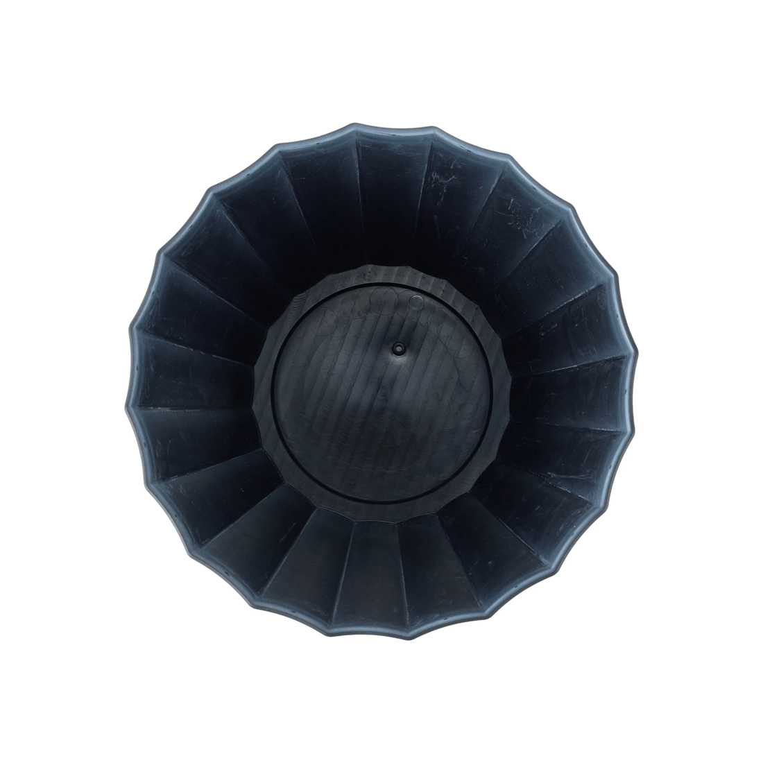 3 35cm Concave Black Plastic Pot, 3 of 4