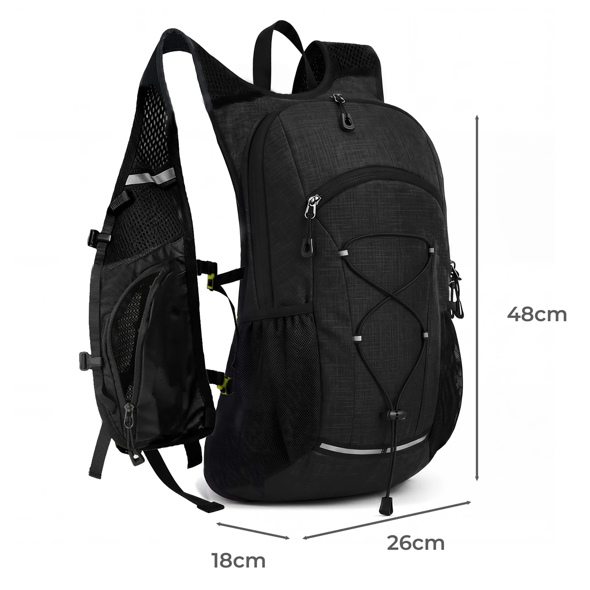 3 Slimbridge 20L Hiking Backpack Lightweight Rucksack Foldable Outdoor Daypack, 3 of 8