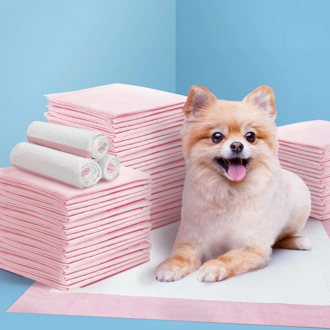 3 i.Pet Pet Training Pads 400pcs 60x60cm - Pink, 3 of 7