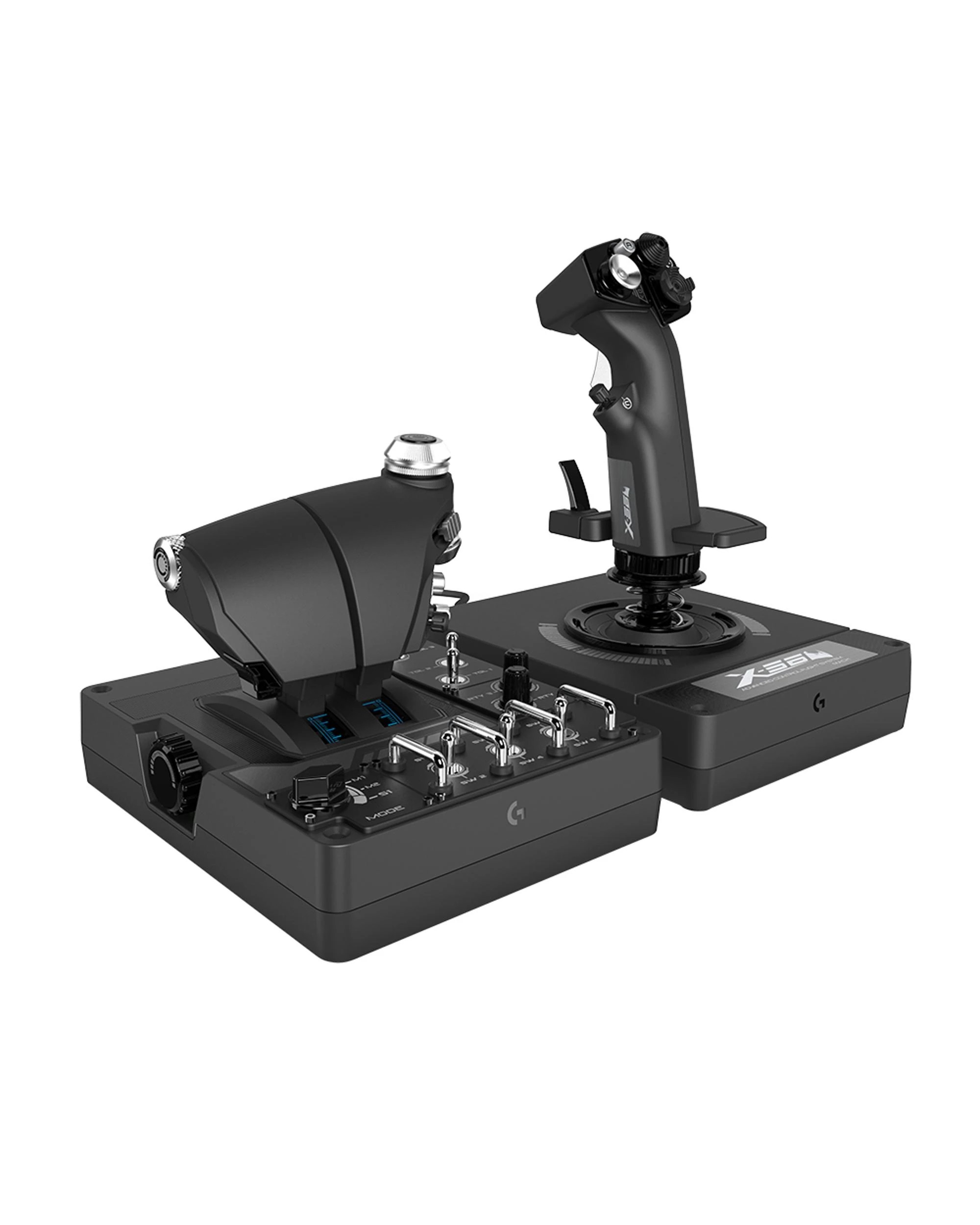 6 Logitech X56 H.O.T.A.S. Flight System - Black, 6 of 6