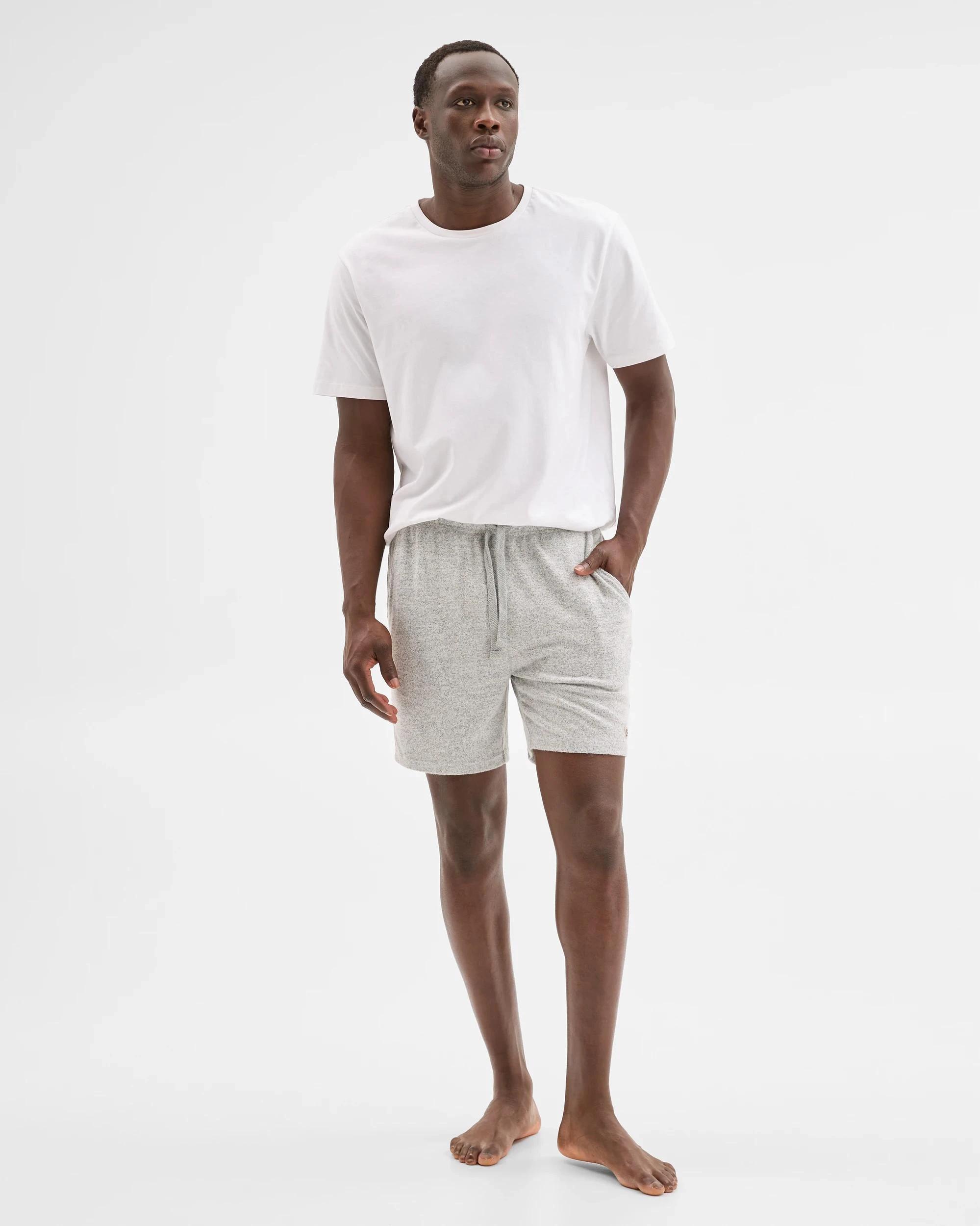1 Maxx Cozy Knit Lounge Sleep Shorts GREY MARLE, 1 of 5