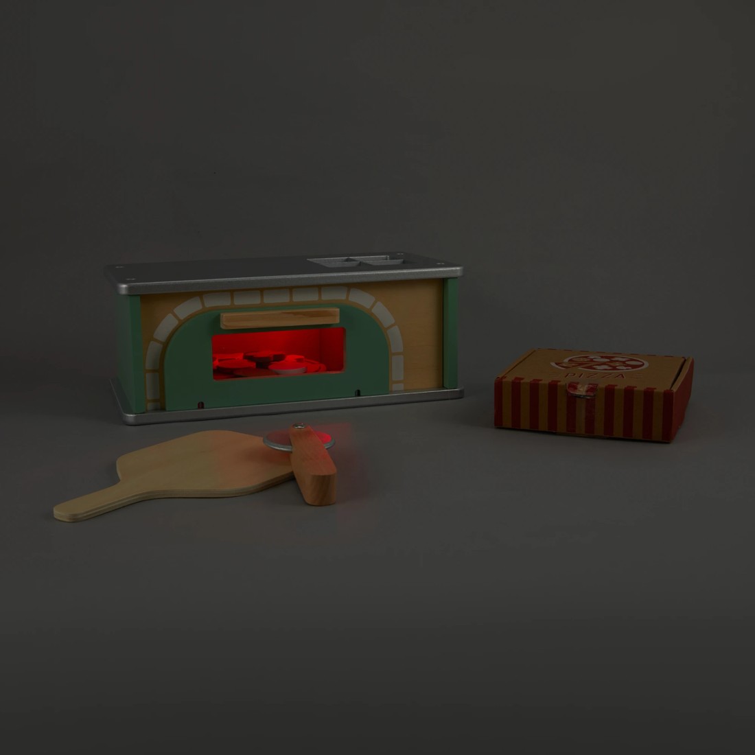 8 20 Piece Wooden Light and Sound Pizza Oven Set, 8 of 10