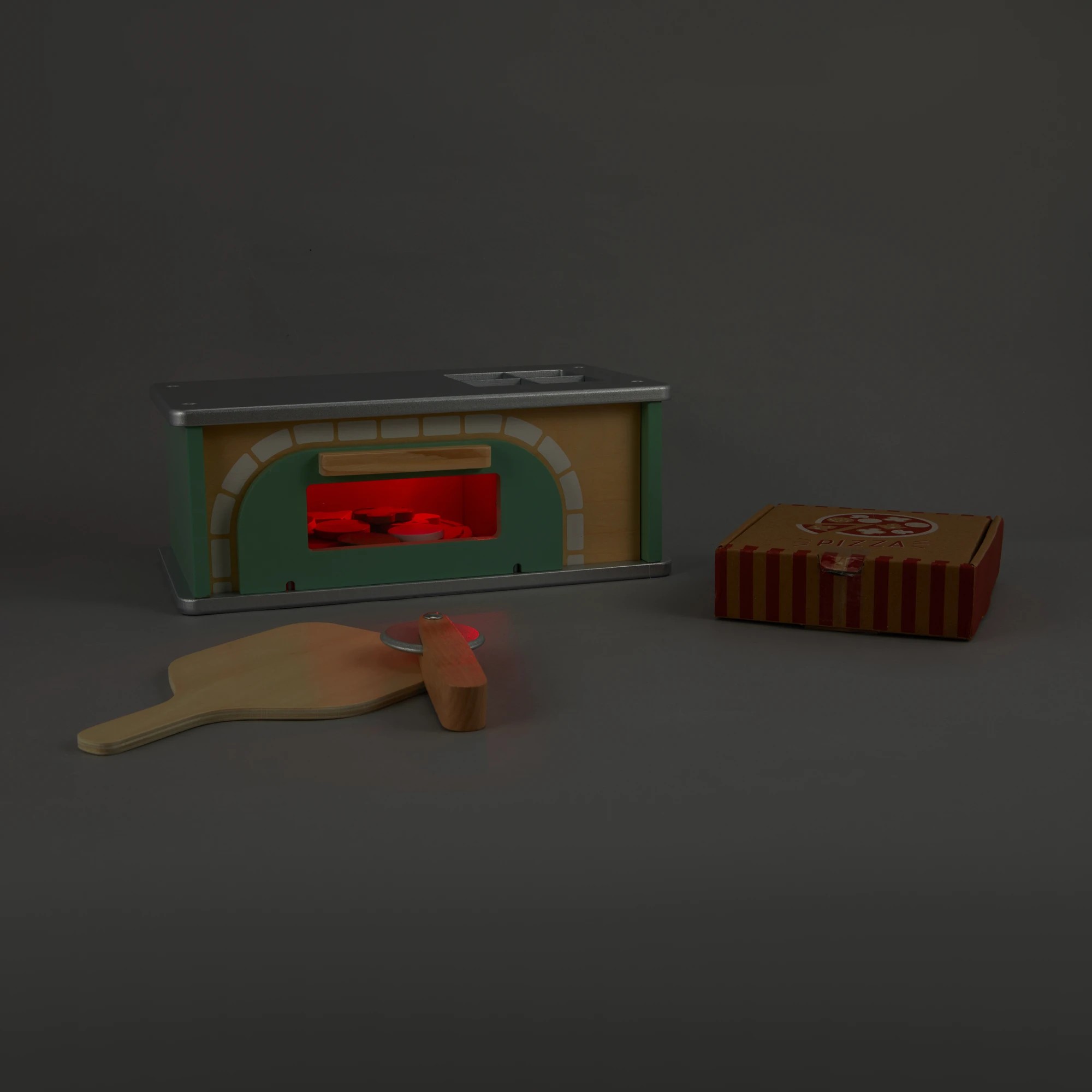 8 20 Piece Wooden Light and Sound Pizza Oven Set, 8 of 10