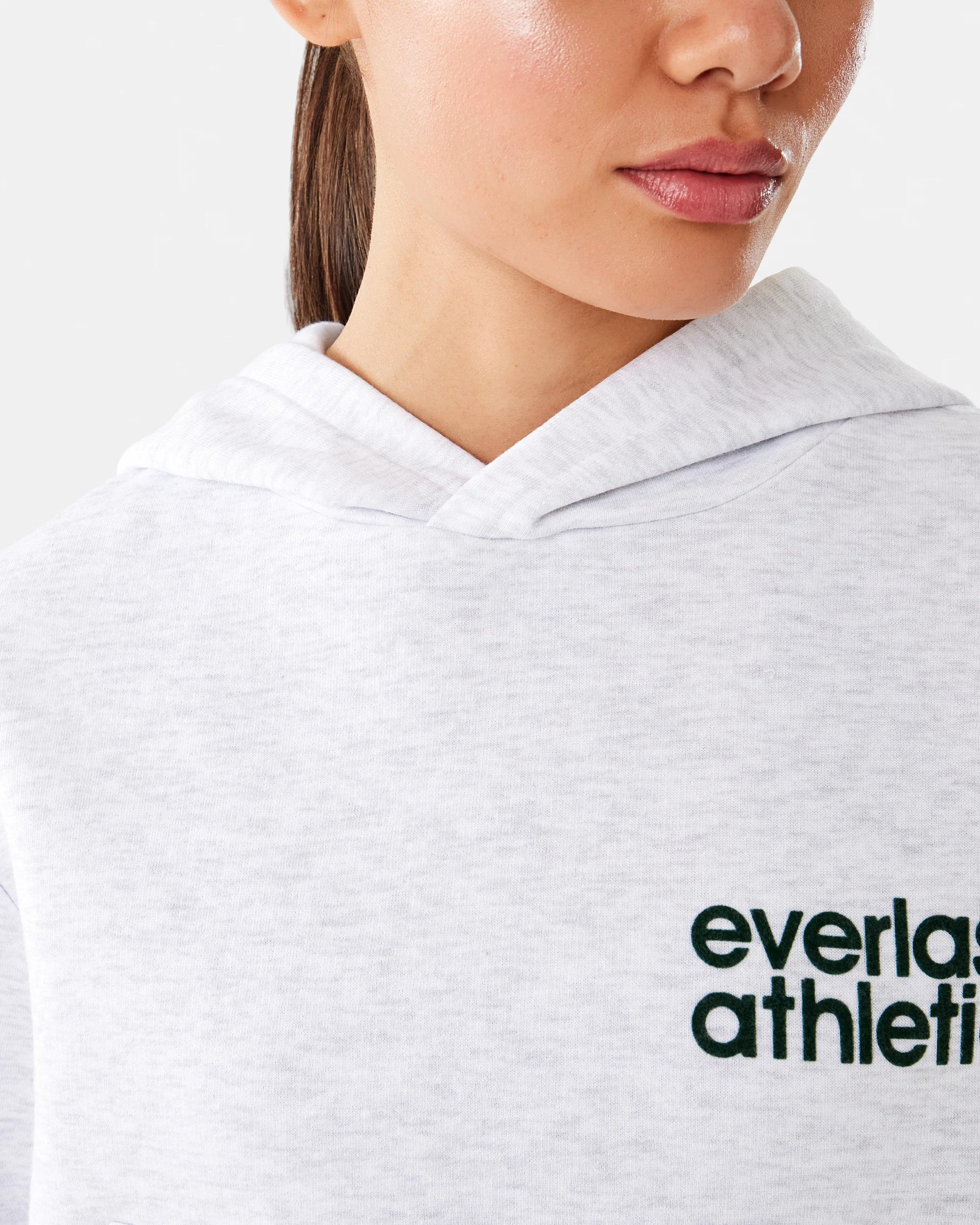 6 Everlast Womens Mid Length Cinch Hoodie White Marl, 6 of 10