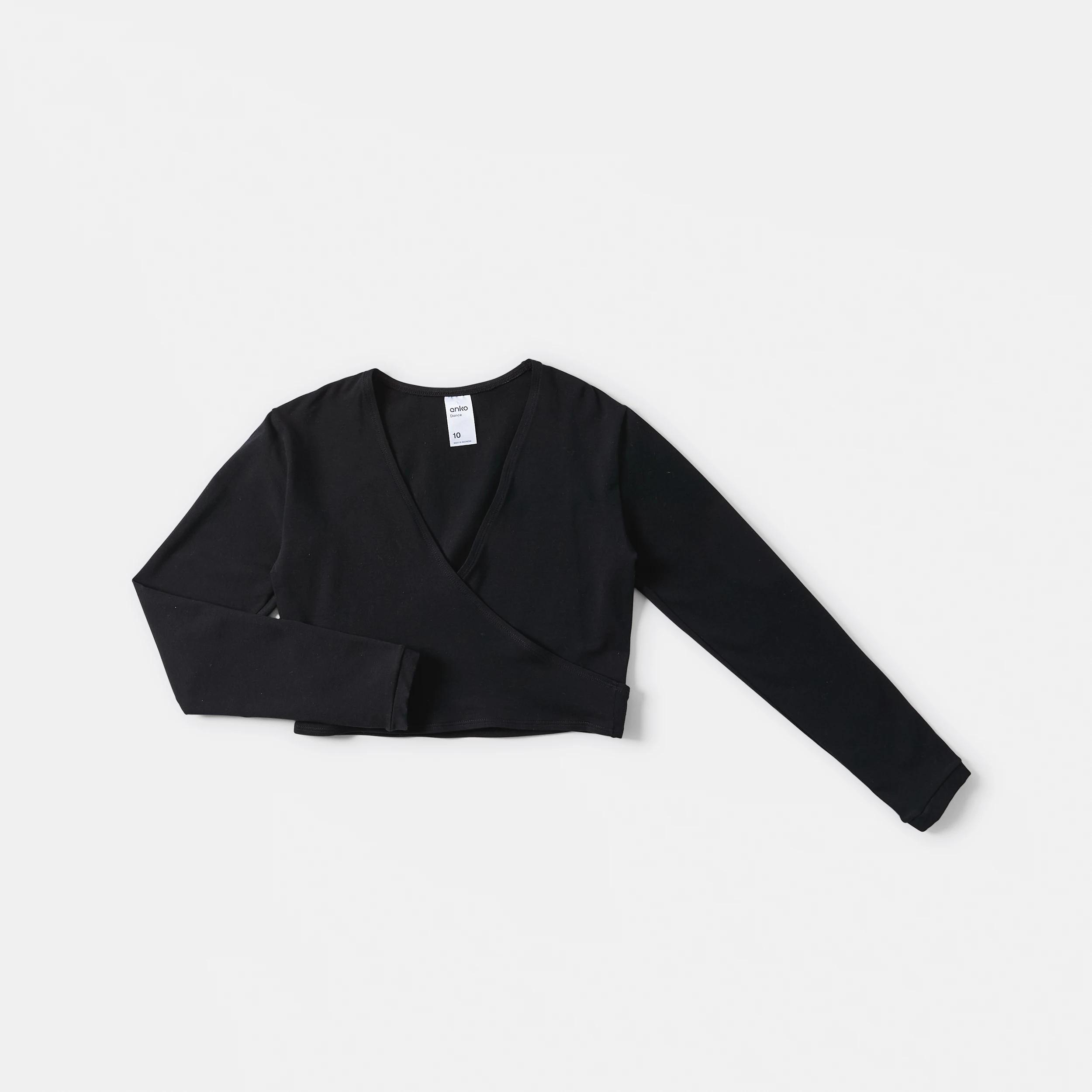 8 Dance Wrap Top BLACK, 8 of 10