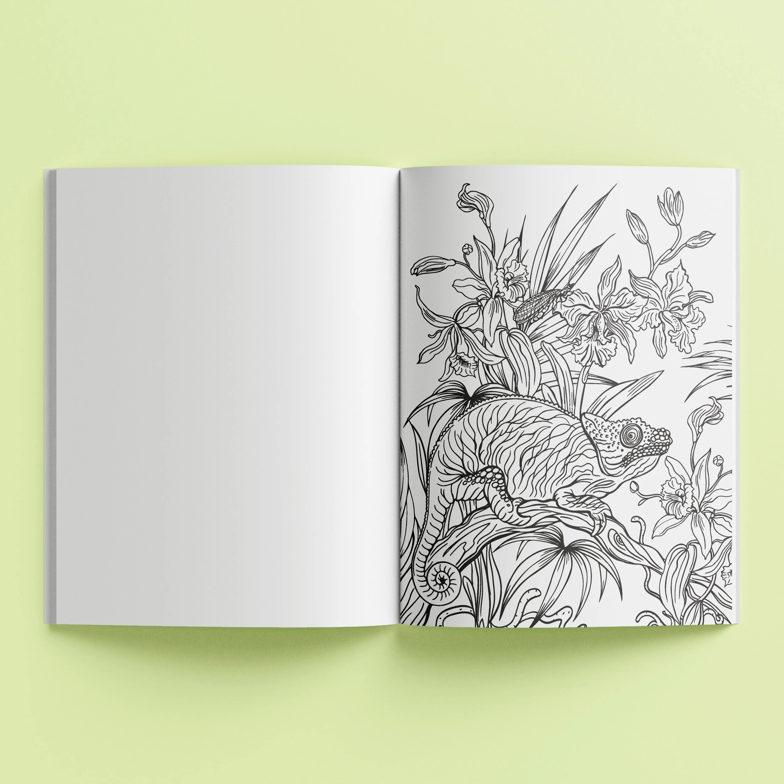 9 Art Maker Neon Jungle Colouring Carry Case, 9 of 9